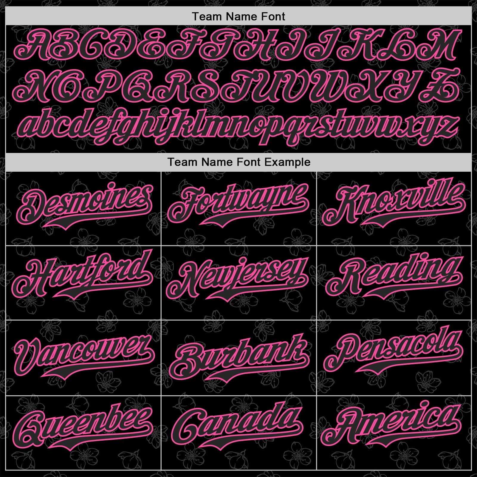 Custom Black-Pink Cherry Blossoms Sakura Authentic Baseball Jersey