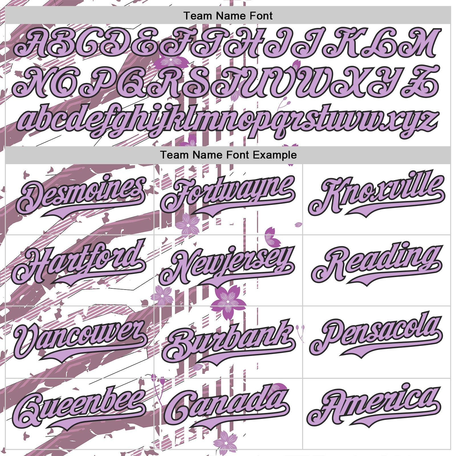 Custom White Light Purple-Black Cherry Blossoms Sakura Authentic Baseball Jersey