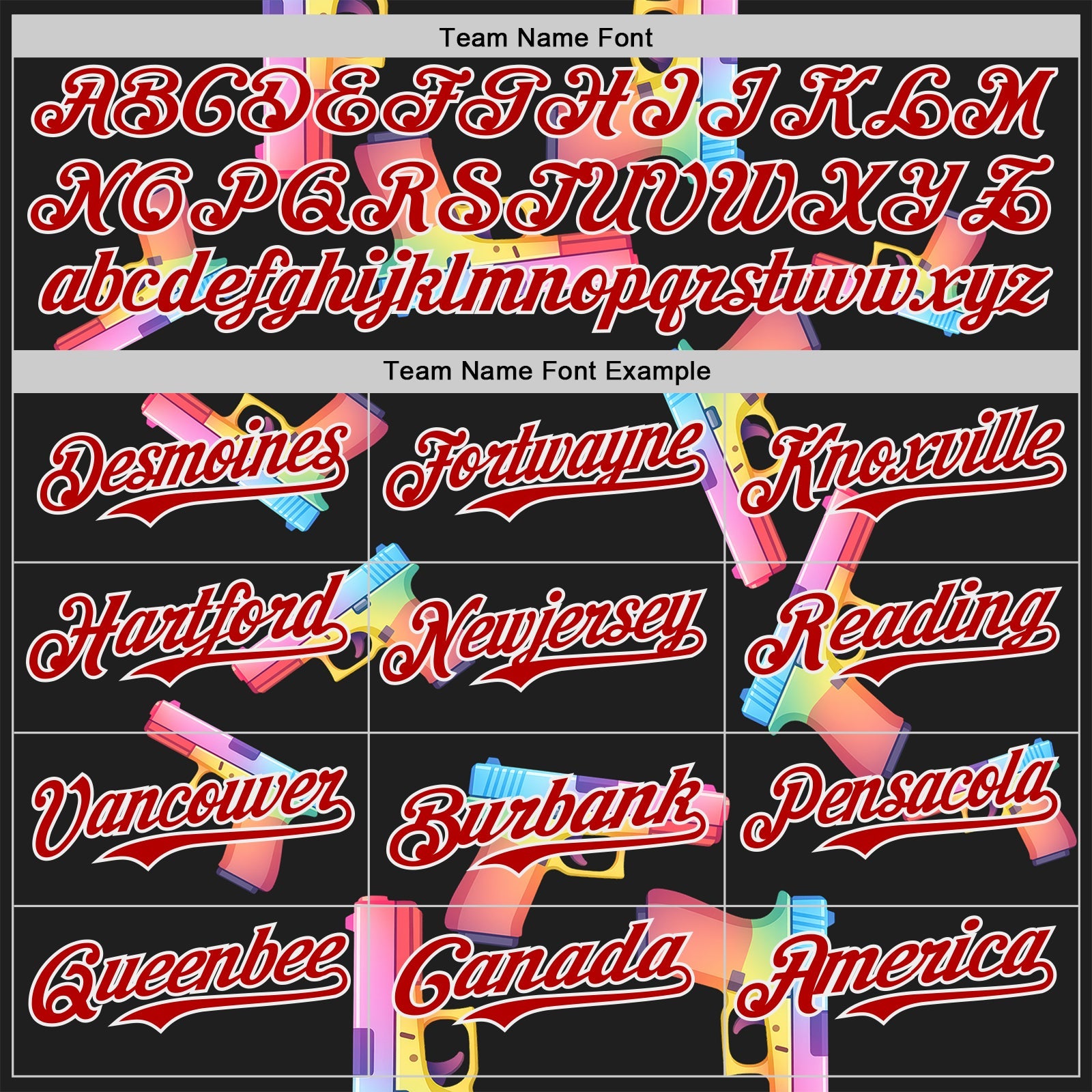 Custom Black Red-White Colorful Firepower 3D Pattern Design Authentic Baseball Jersey