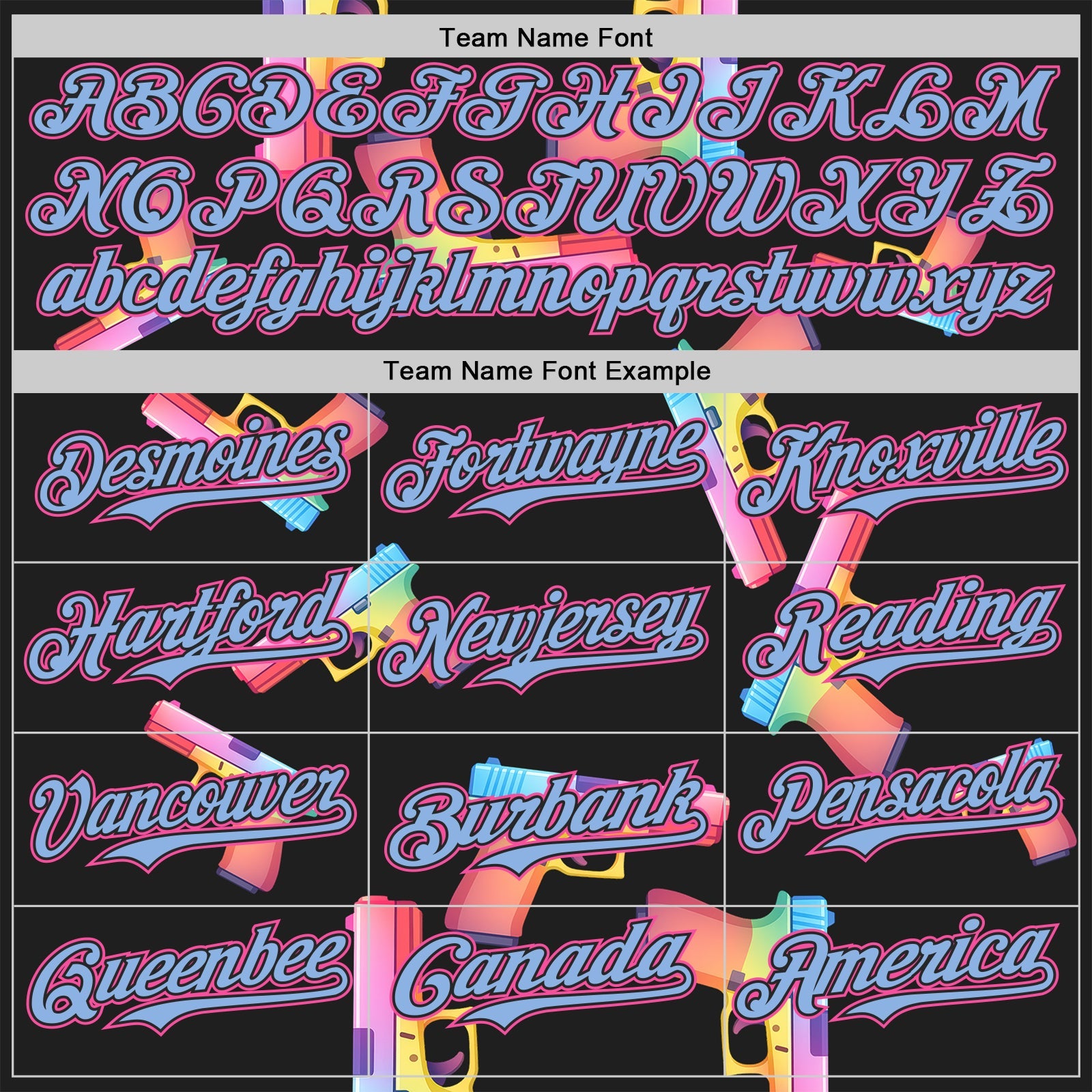 Custom Black Pink-Light Blue Colorful Firepower 3D Pattern Design Authentic Baseball Jersey