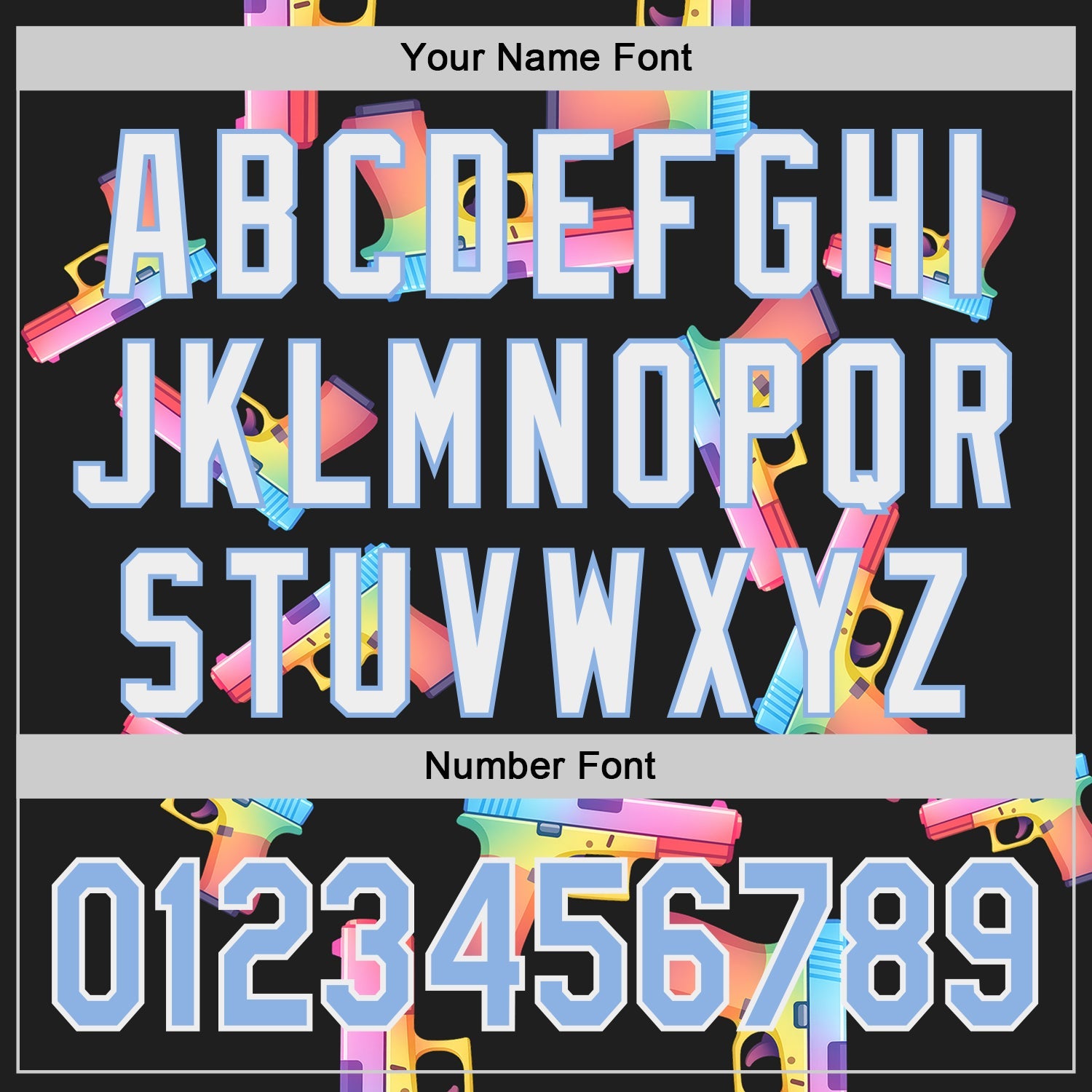 Custom Black Light Blue-White Colorful Firepower 3D Pattern Design Authentic Baseball Jersey