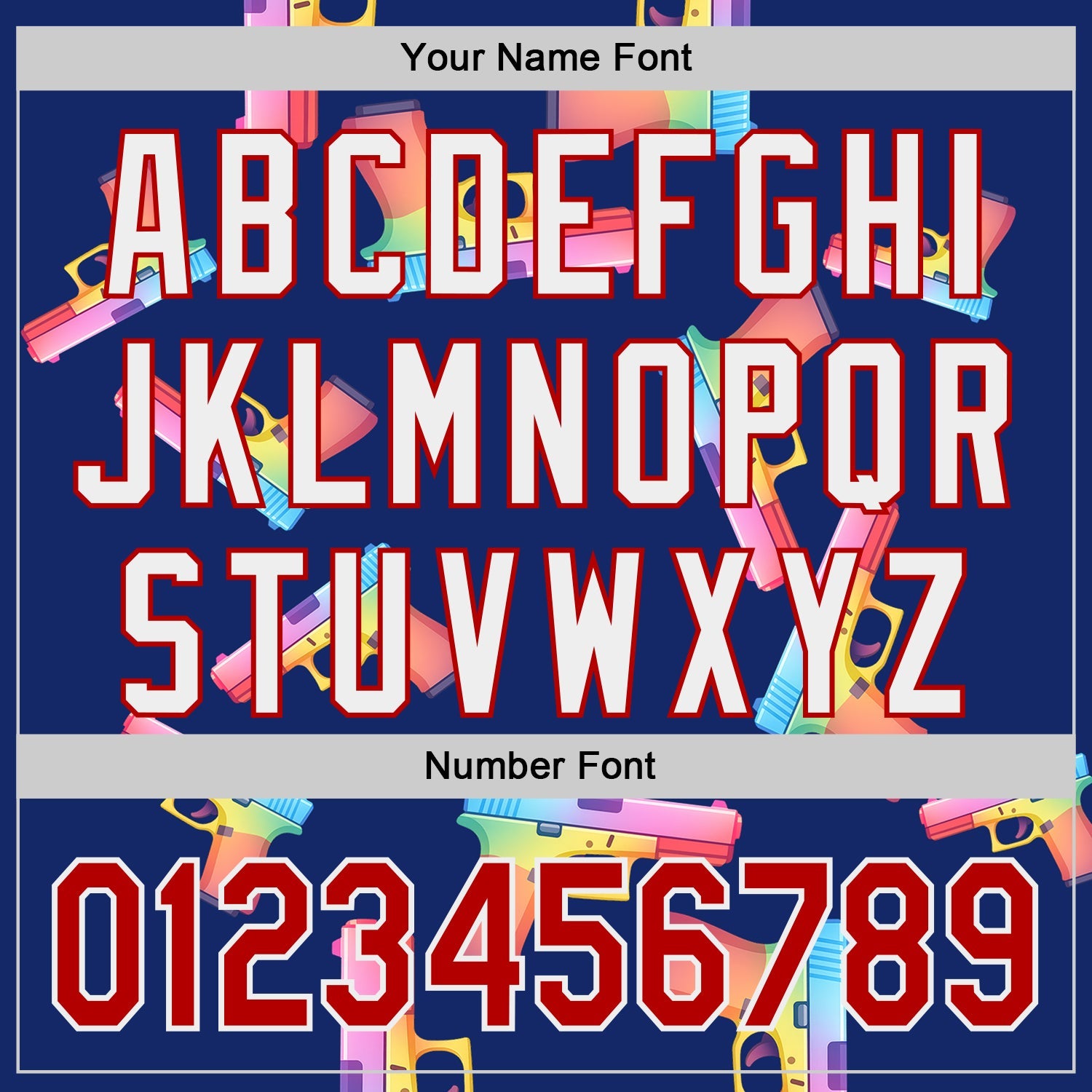 Custom Royal Red-White Colorful Firepower 3D Pattern Design Authentic Baseball Jersey