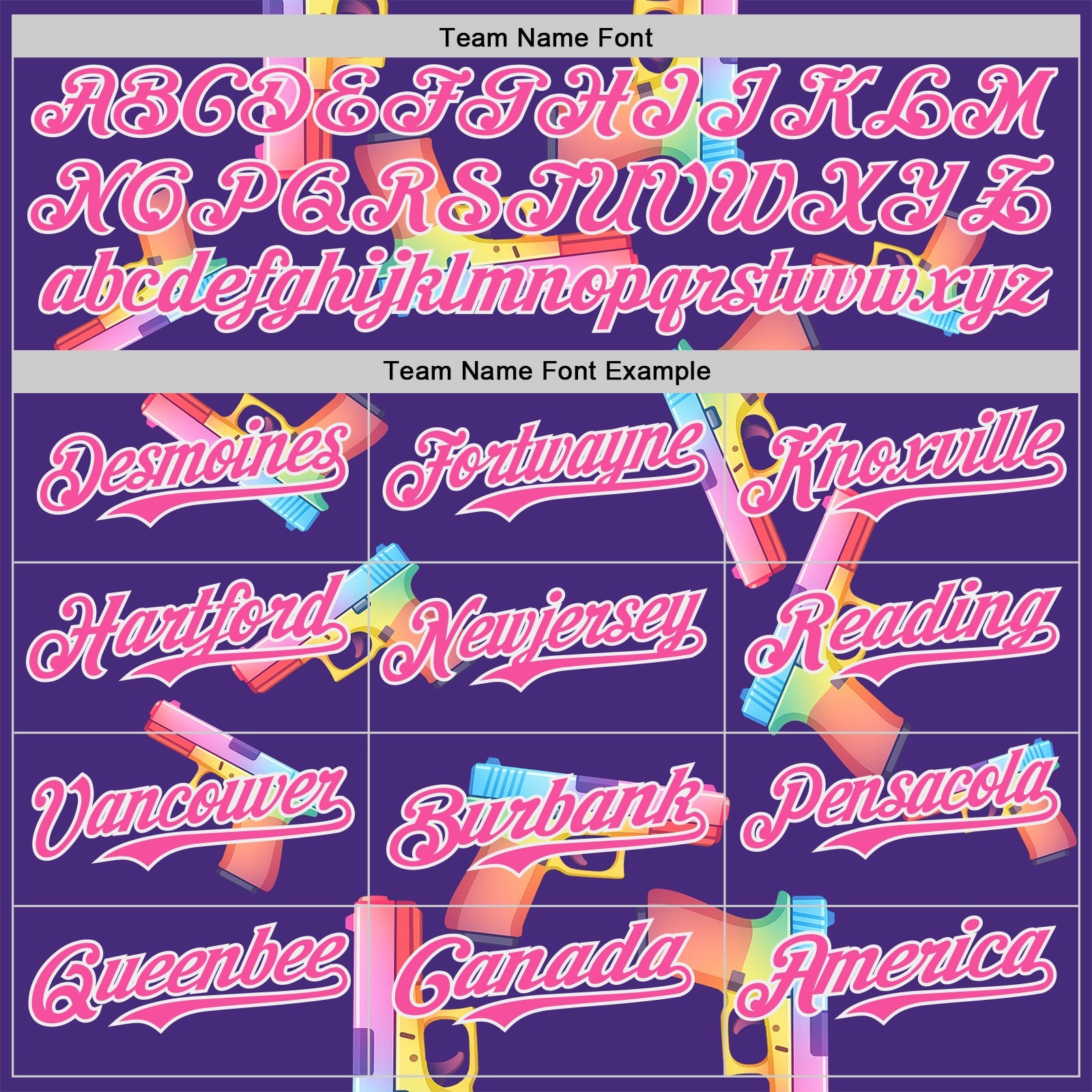 Custom Purple Pink-White Colorful Firepower 3D Pattern Design Authentic Baseball Jersey