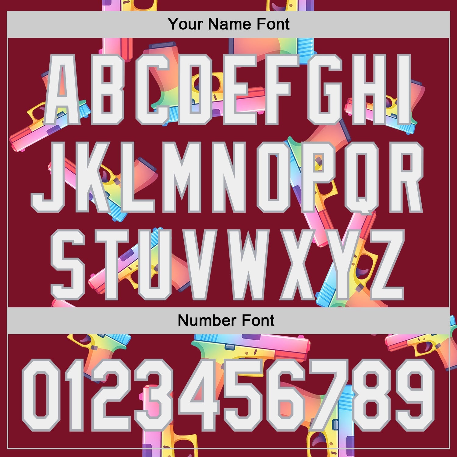 Custom Crimson White-Gray Colorful Firepower 3D Pattern Design Authentic Baseball Jersey