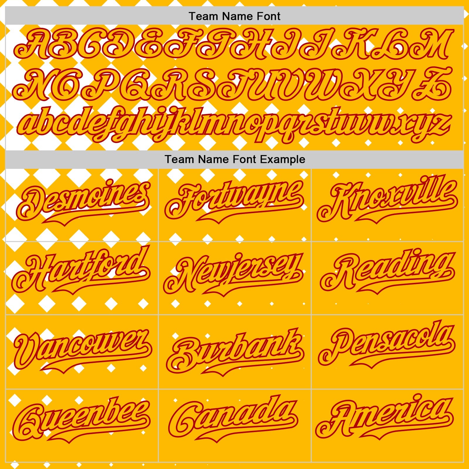 Custom Gold White-Red Geometric Diamond Grid Rhombus Authentic Baseball Jersey