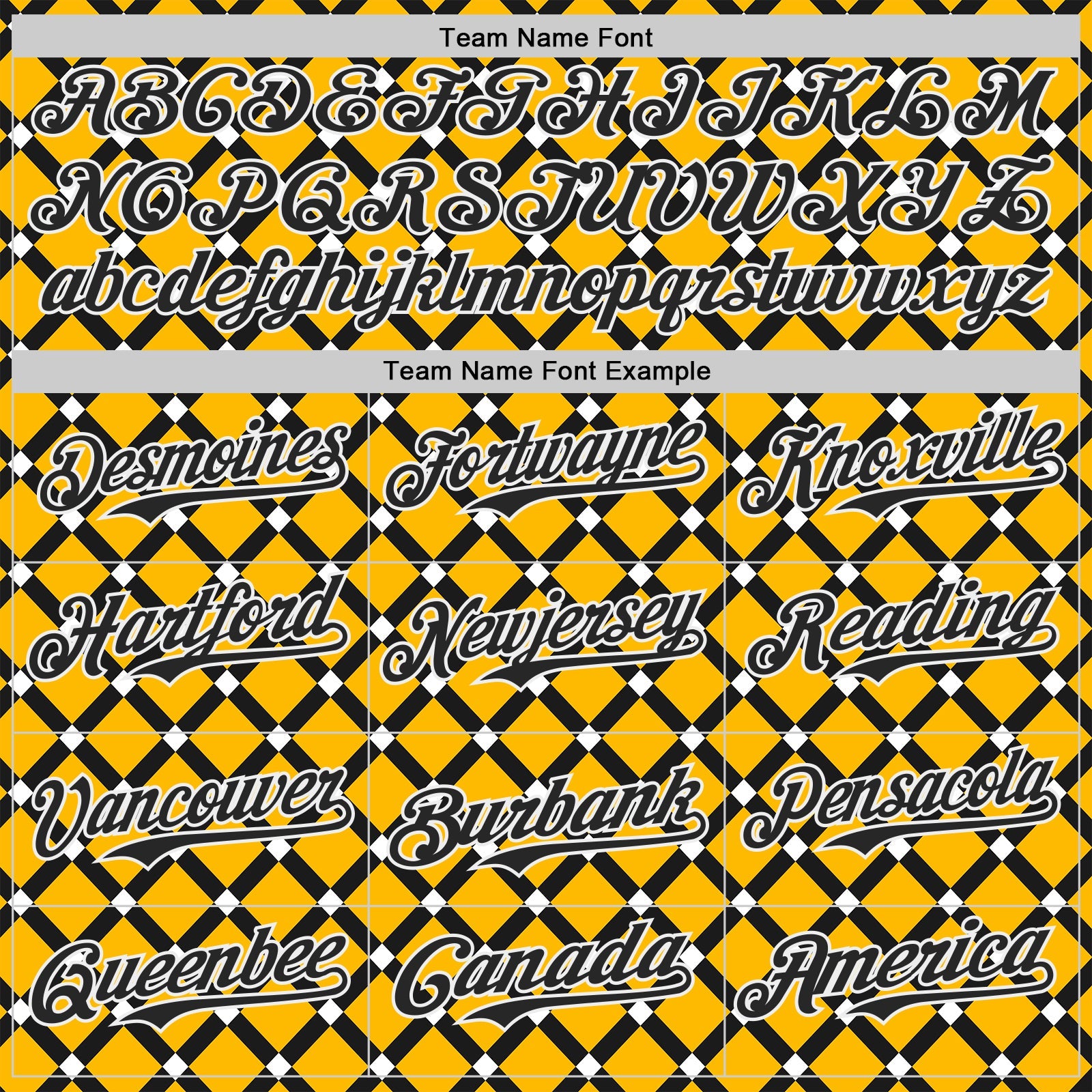 Custom Gold Black-White Geometric Diamond Grid Rhombus Authentic Baseball Jersey