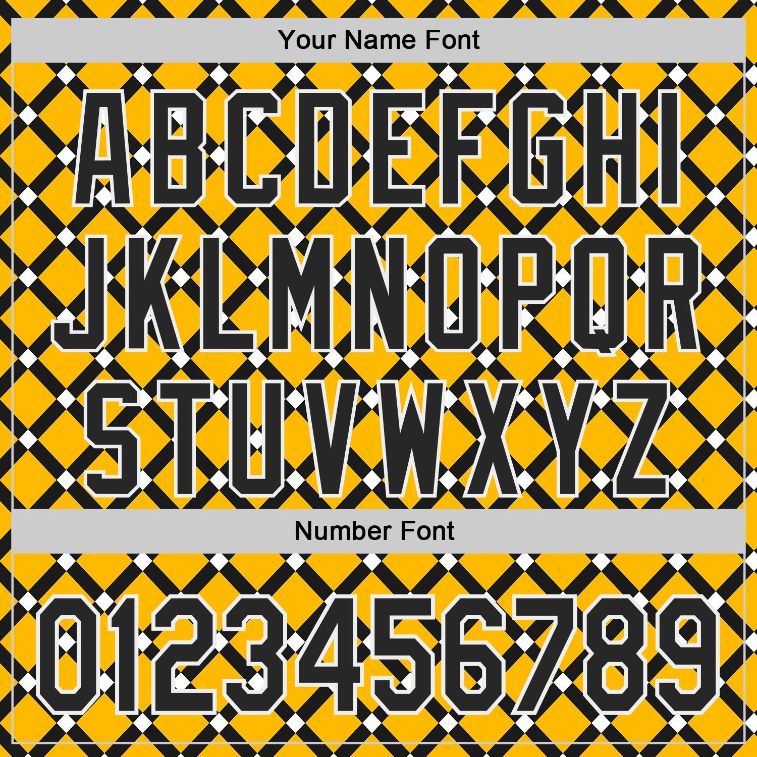 Custom Gold Black-White Geometric Diamond Grid Rhombus Authentic Baseball Jersey
