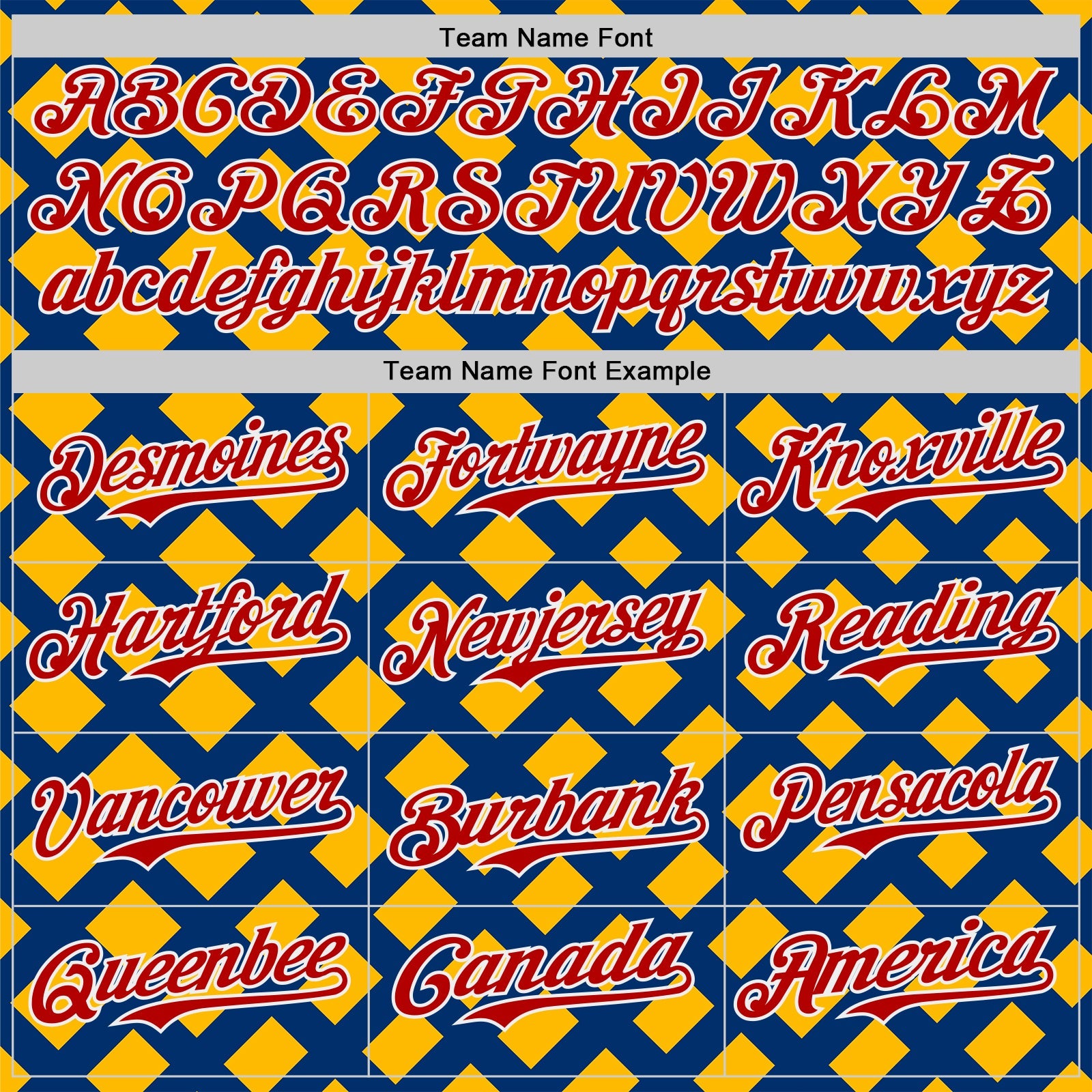 Custom US Navy Blue Red Gold-White Geometric Diamond Grid Rhombus Authentic Baseball Jersey