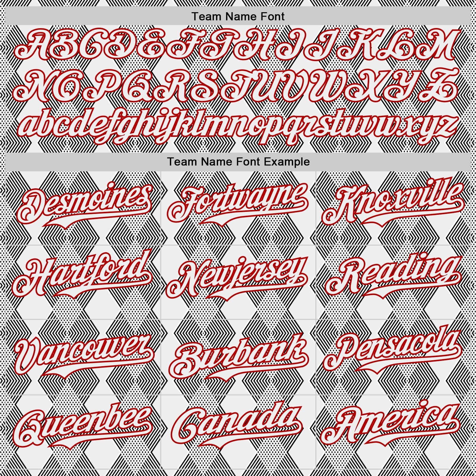 Custom White Black-Red Geometric Diamond Grid Rhombus Authentic Baseball Jersey