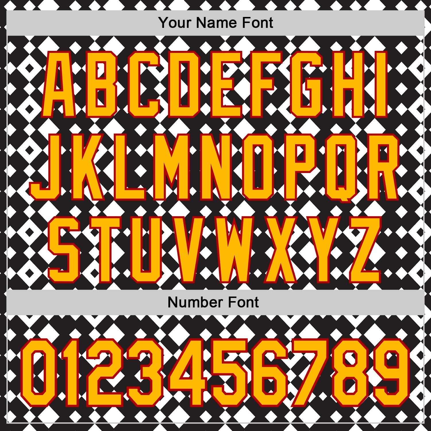 Custom Black Gold White-Red Geometric Diamond Grid Rhombus Authentic Baseball Jersey