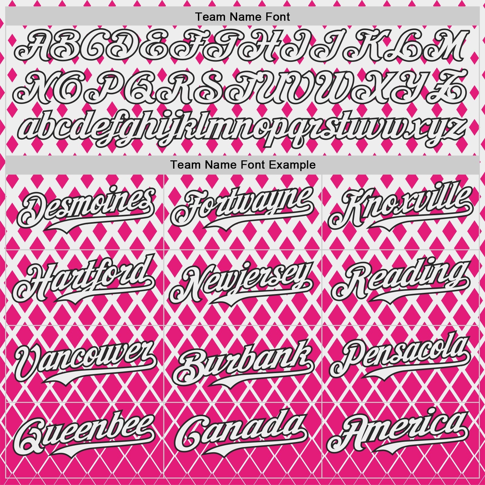 Custom White Pink-Black Geometric Diamond Grid Rhombus Authentic Baseball Jersey