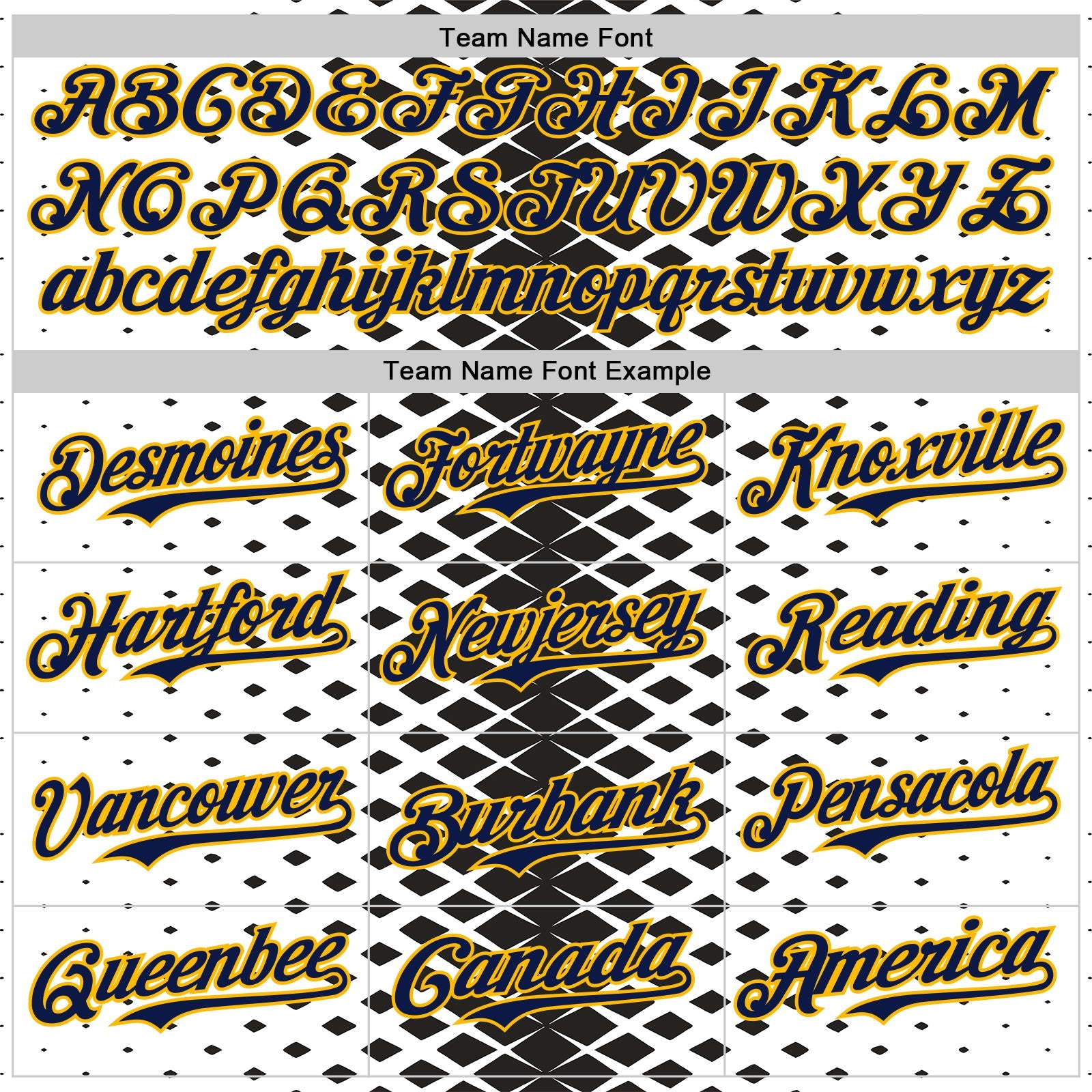 Custom White Navy Black-Gold Geometric Diamond Grid Rhombus Authentic Baseball Jersey