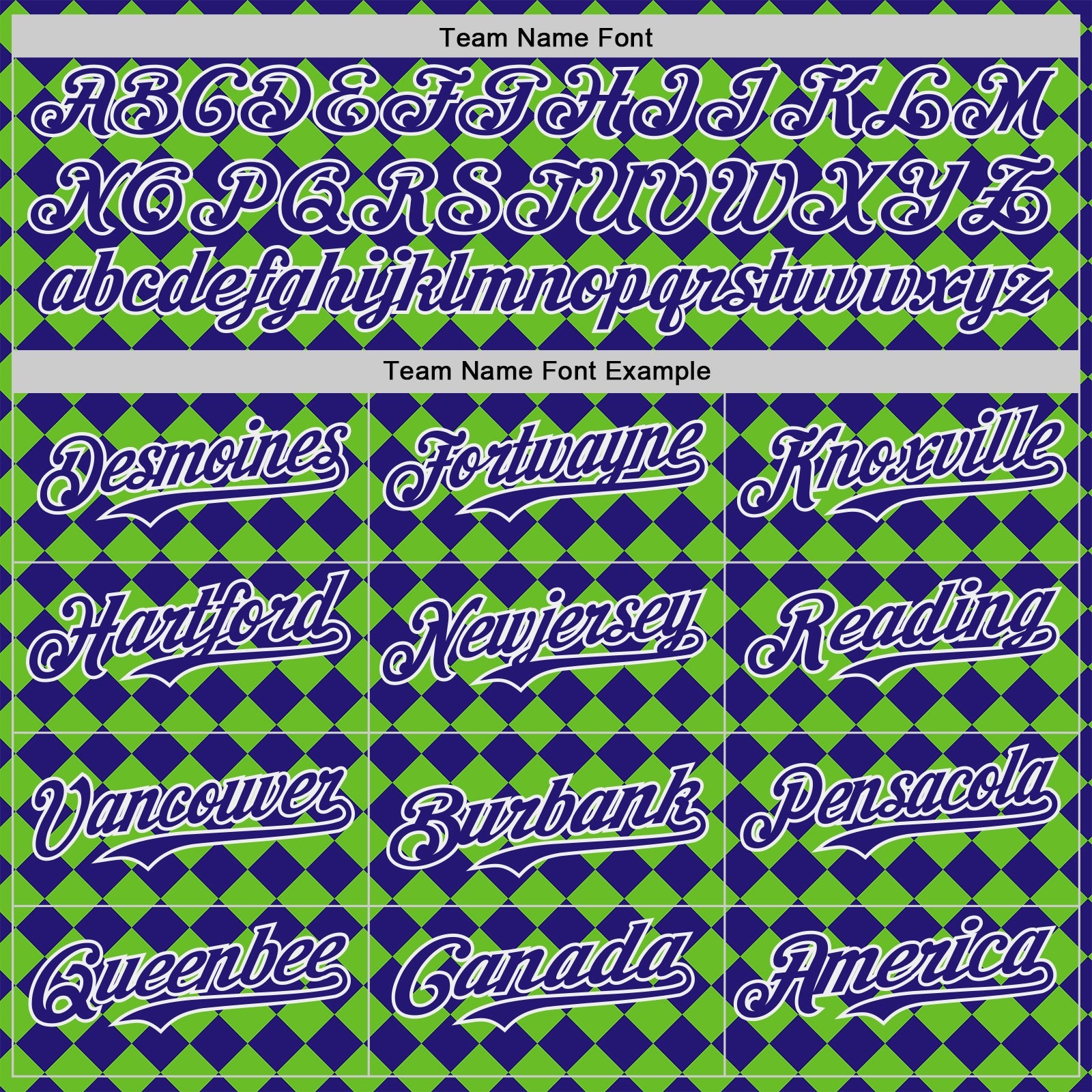 Custom Dark Purple Green-White Geometric Diamond Grid Rhombus Authentic Baseball Jersey