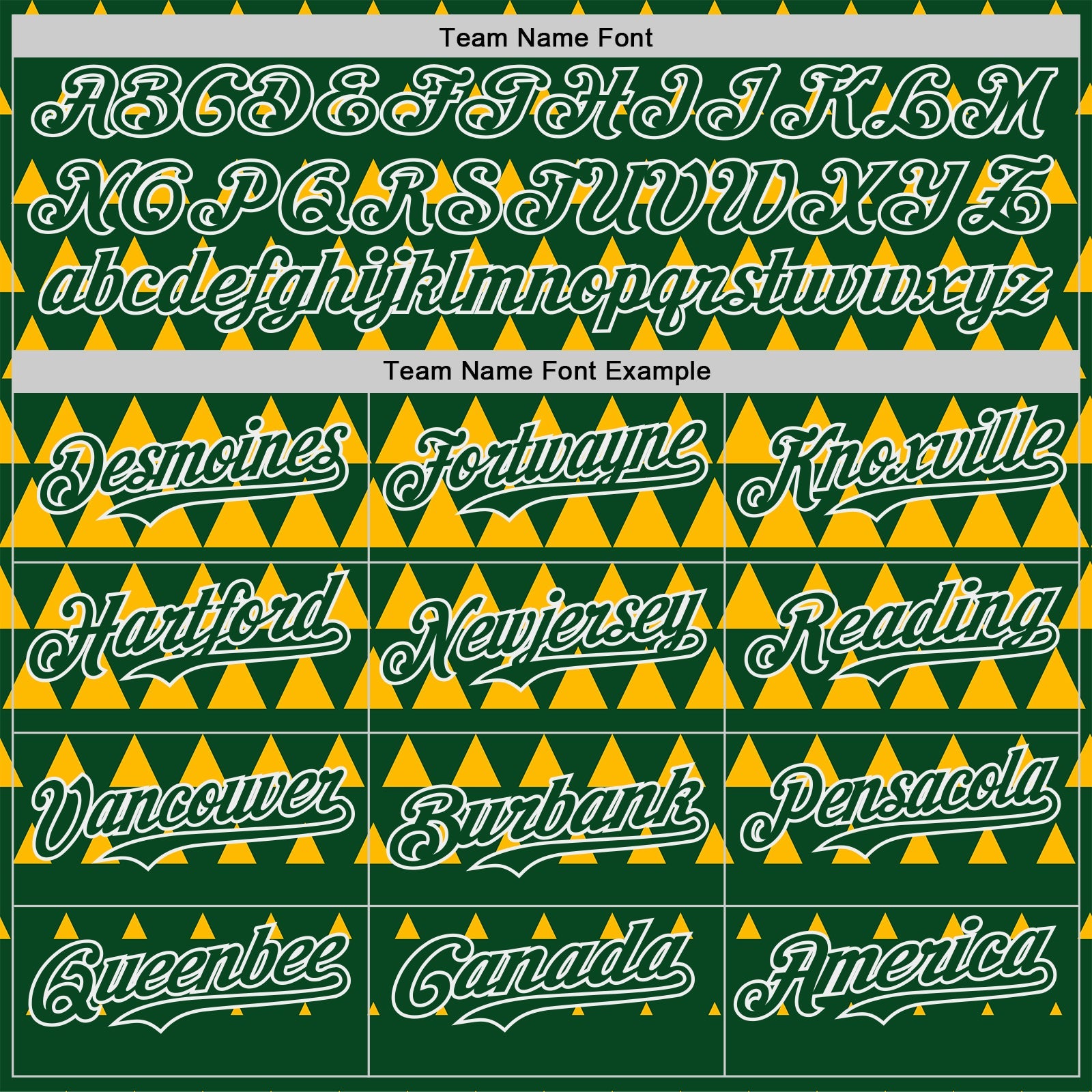 Custom Green Gold-White Geometric Diamond Grid Rhombus Authentic Baseball Jersey