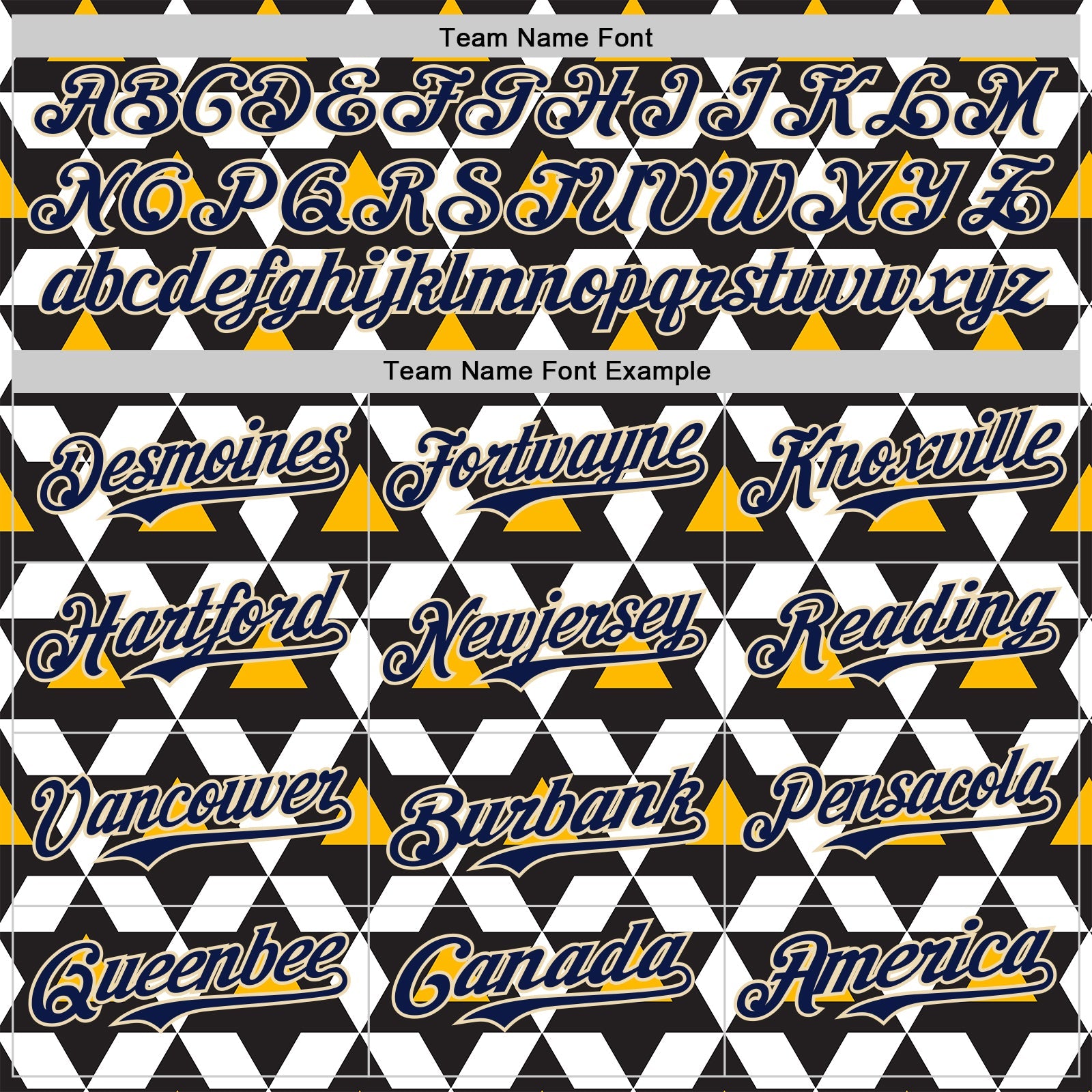 Custom Black Navy White Gold-Cream Geometric Diamond Grid Rhombus Authentic Baseball Jersey