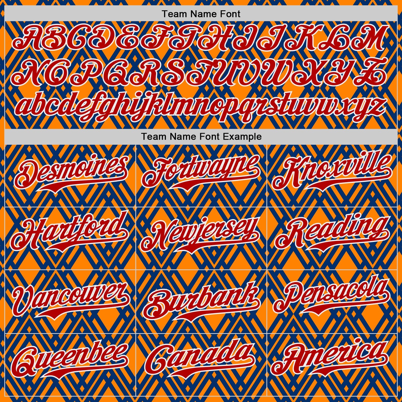 Custom Orange Red Blue-White Geometric Diamond Grid Rhombus Authentic Baseball Jersey