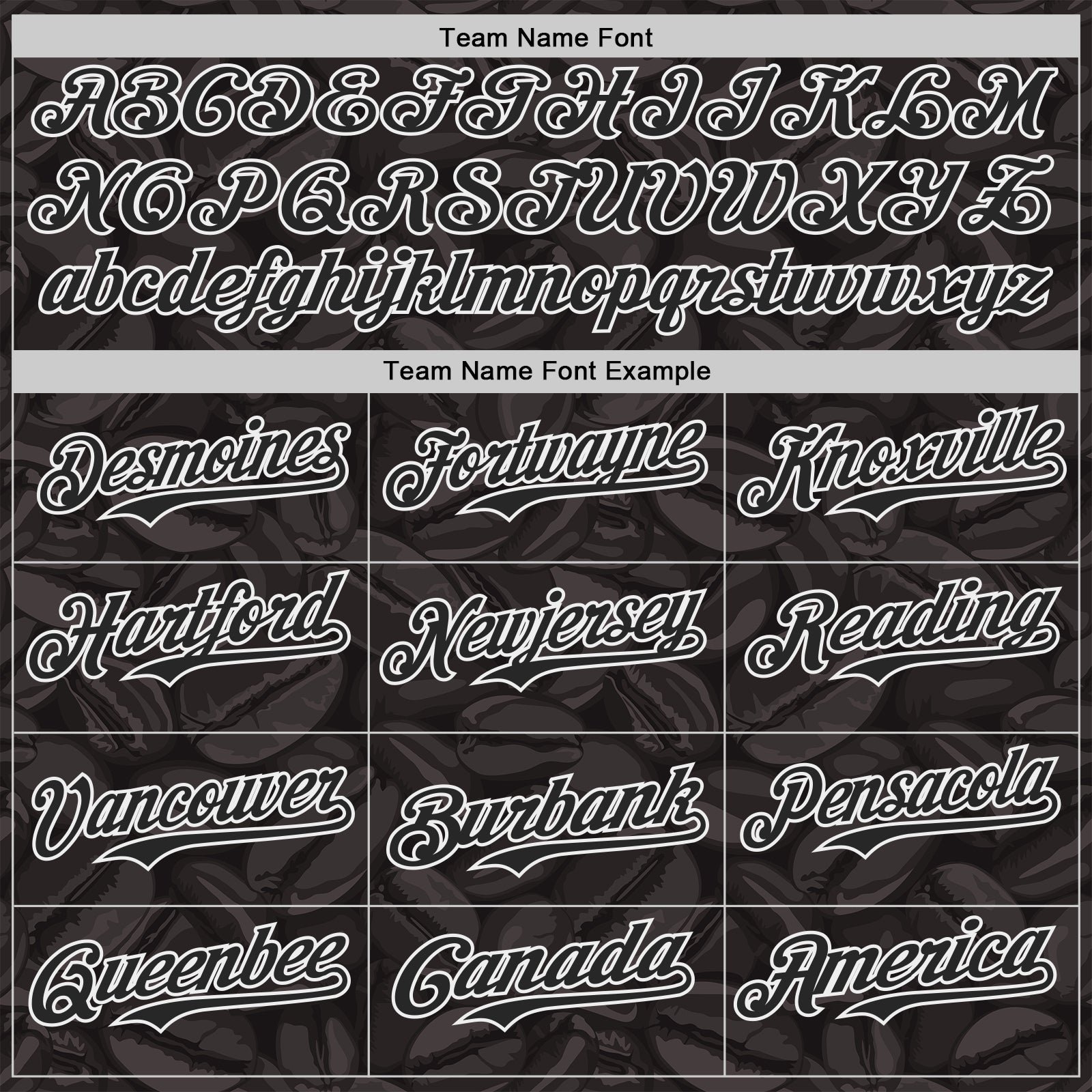 Custom Black-White Foodie Coffee Beans Authentic Baseball Jersey
