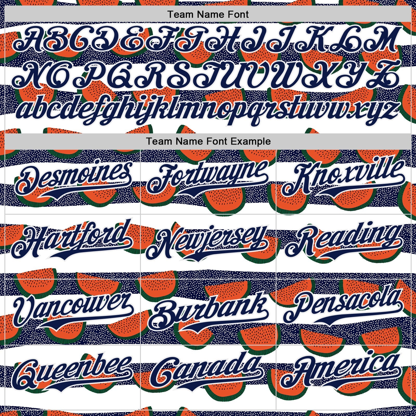 Custom White-Navy Foodie Watermelon Authentic Baseball Jersey