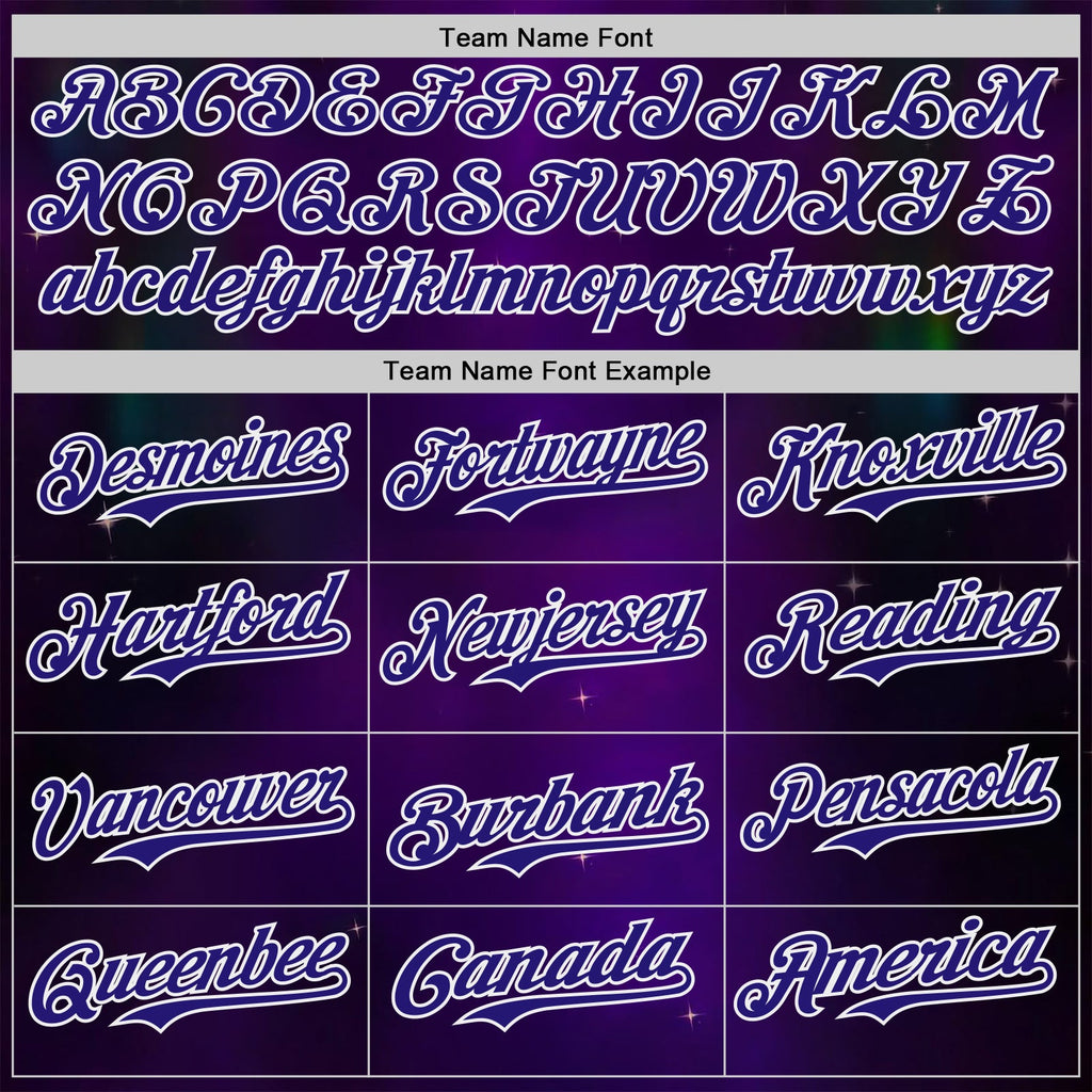 Custom Purple Dark Purple-White Autism Acceptance Rainbow Infinity Authentic Baseball Jersey