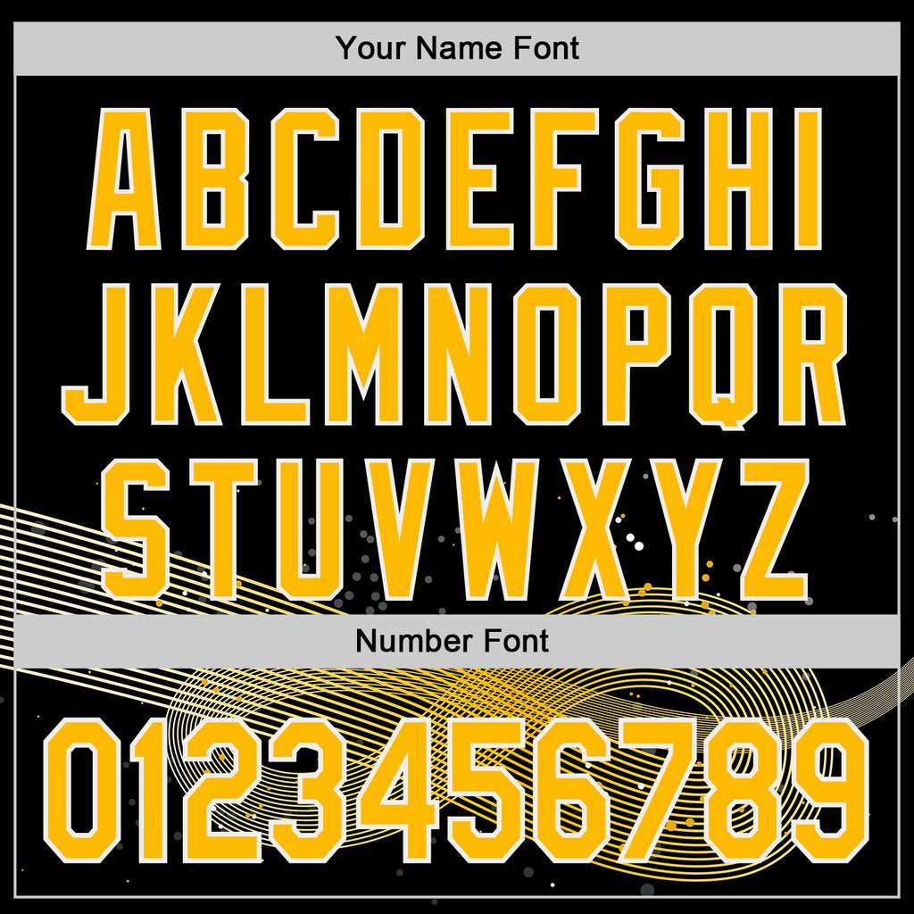 Custom Black Gold-White Autism Acceptance Gold Infinity Authentic Baseball Jersey