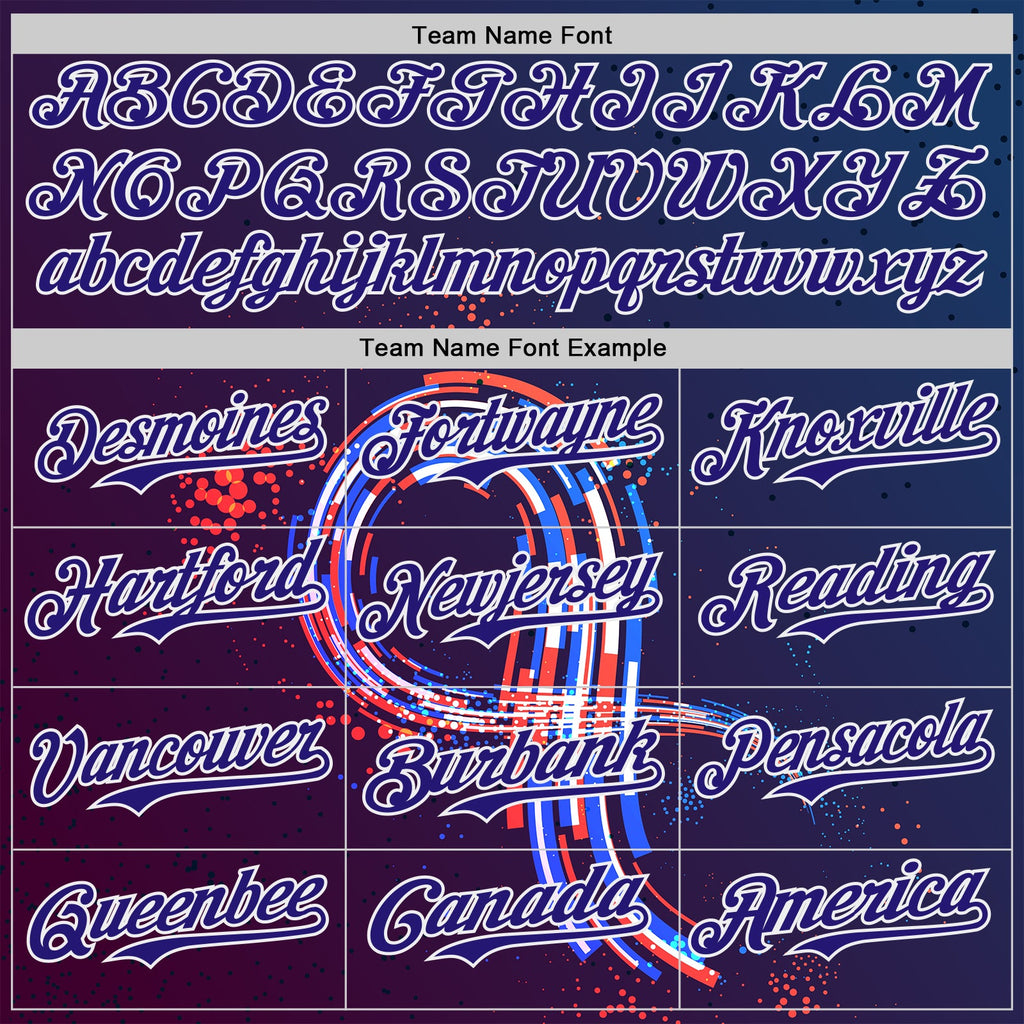 Custom Purple Dark Purple-White Autism Acceptance Infinity Authentic Baseball Jersey