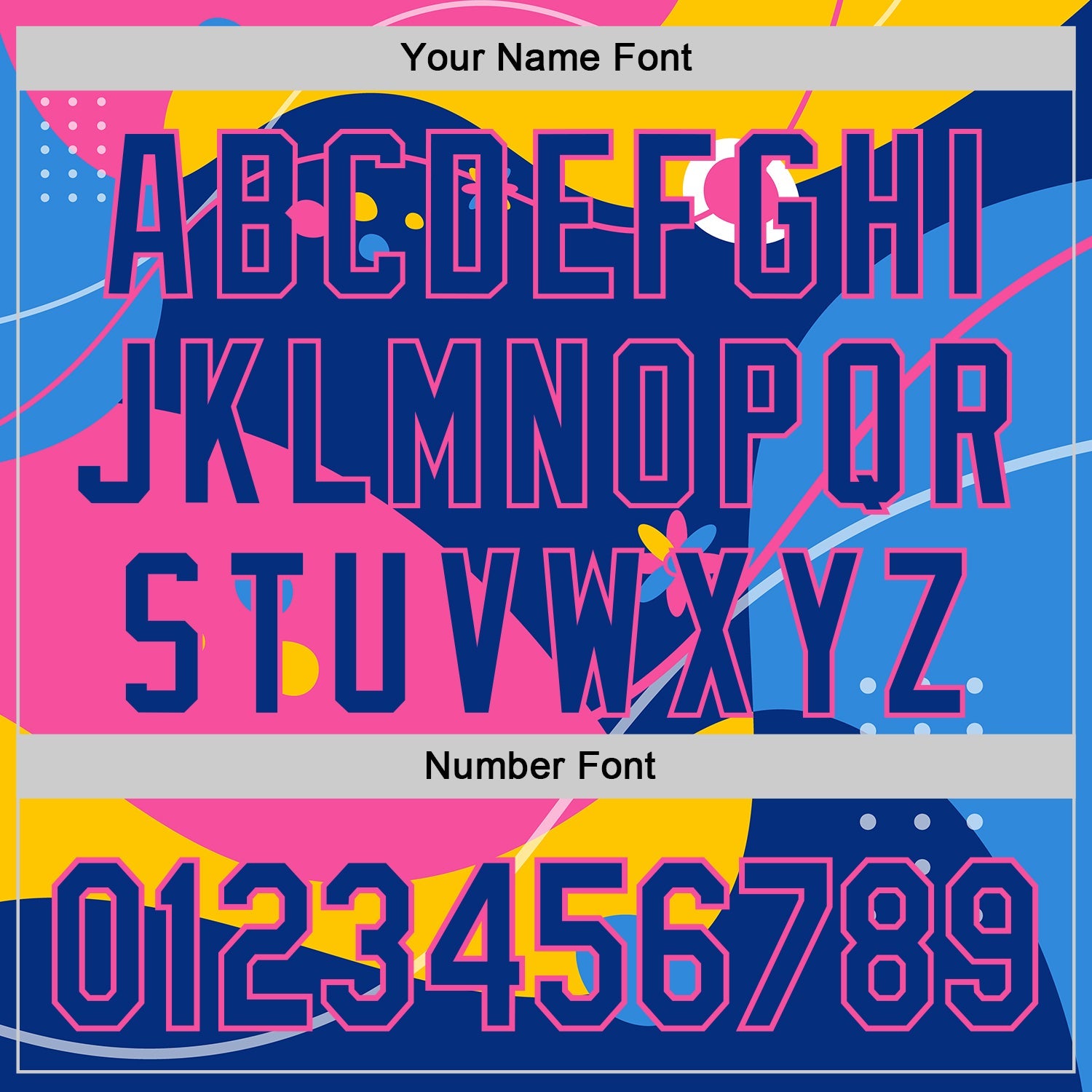 Custom Yellow Royal-Pink Autism Awareness Infinity Authentic Baseball Jersey