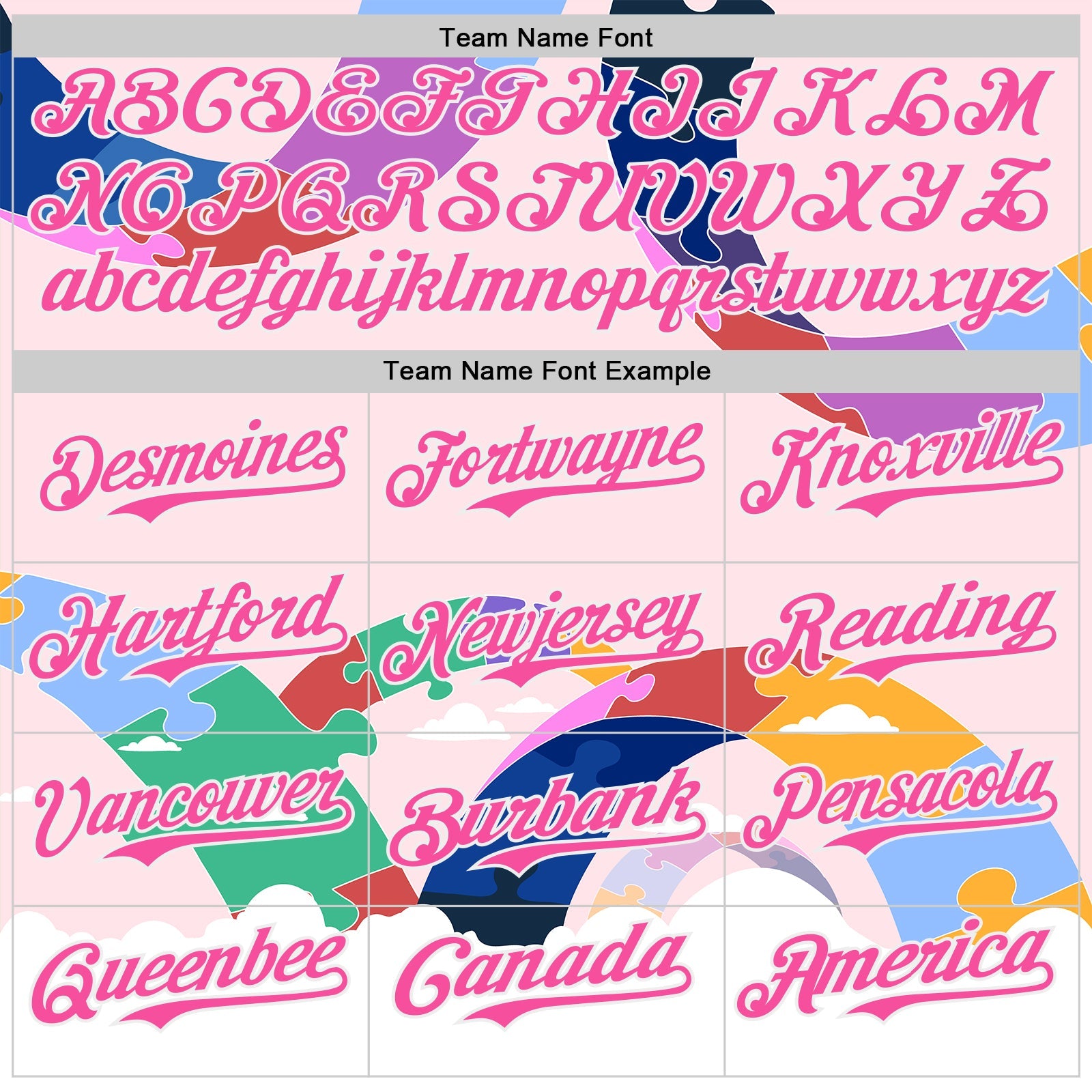 Custom Pink-White Autism Awareness Support Puzzle Infinity Authentic Baseball Jersey