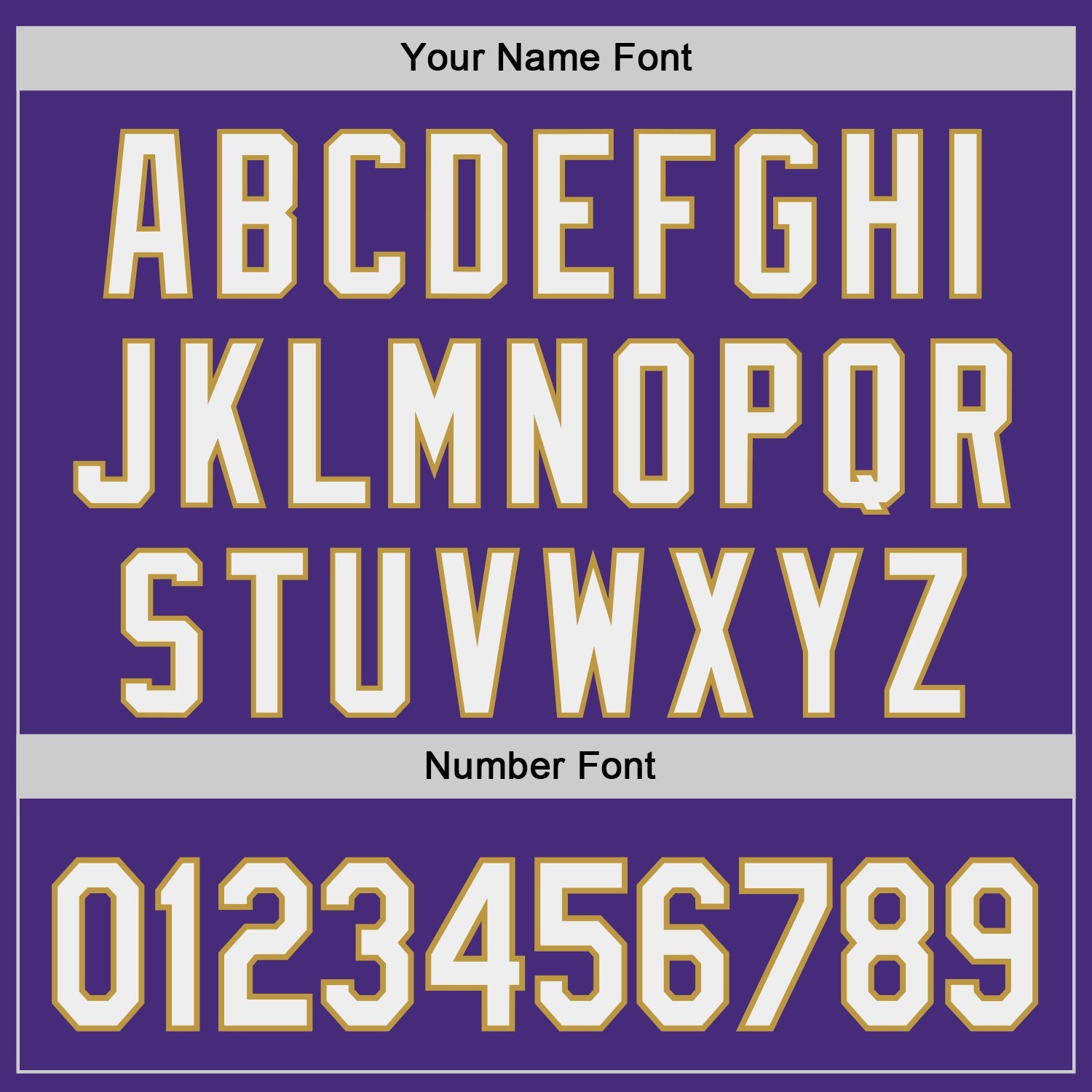 Custom Purple White-Old Gold Japanese Wave Authentic Baseball Jersey