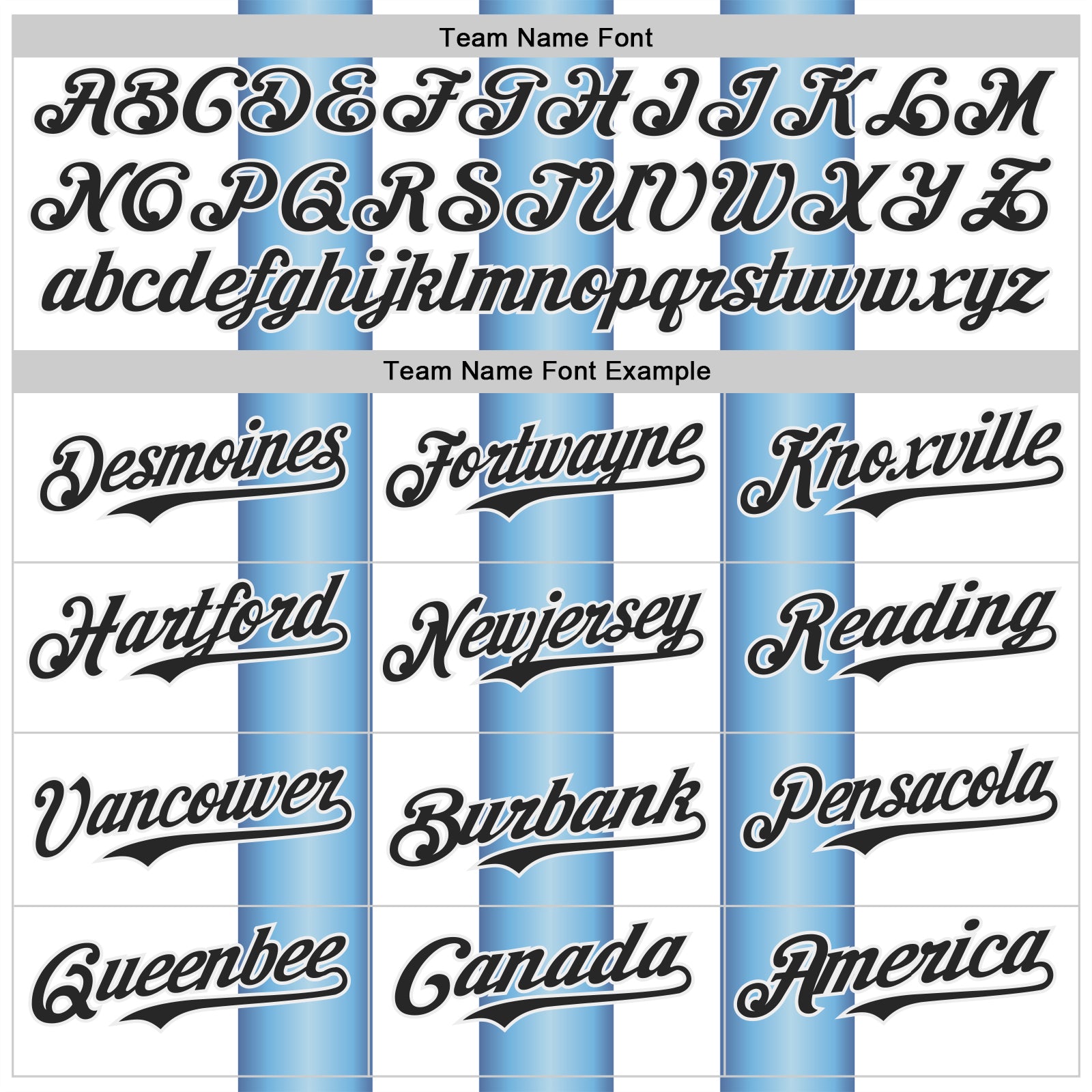 Custom White Black-Light Blue Gradient Vertical Stripe Argentina Style Authentic Baseball Jersey
