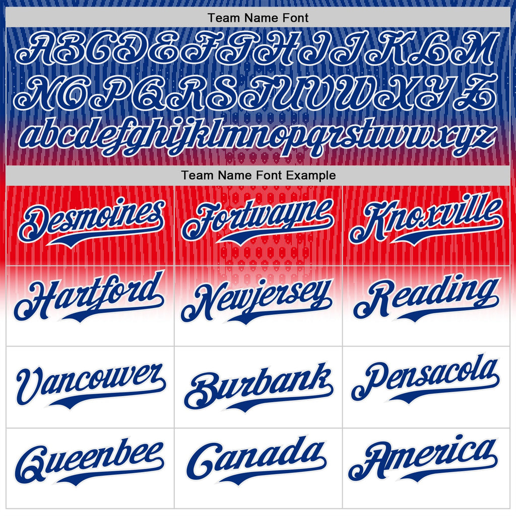 Custom Royal Red-White Colombia Style Authentic Baseball Jersey