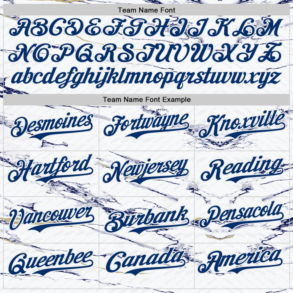 Custom White-US Navy Blue Italy Style Authentic Baseball Jersey