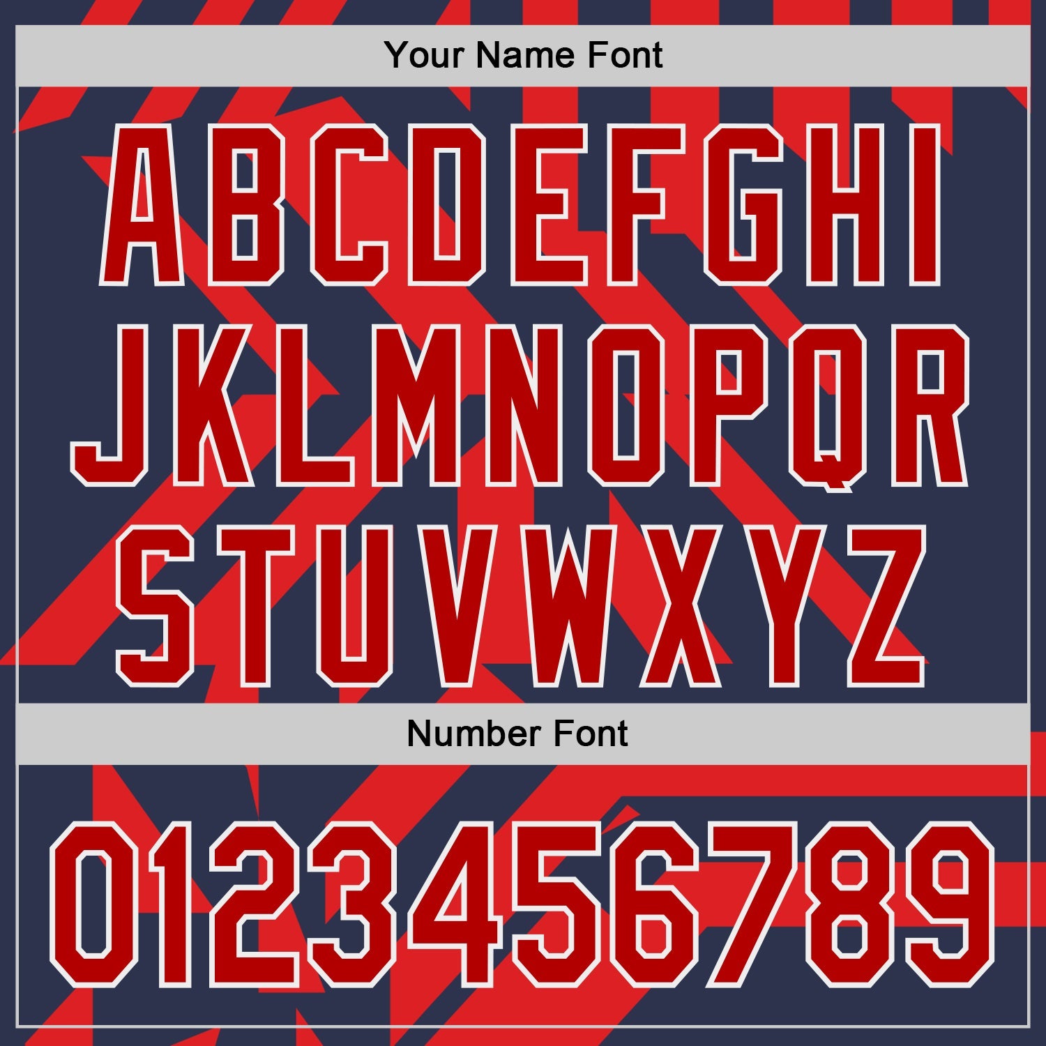 Custom Navy Red-White USA Style Authentic Baseball Jersey
