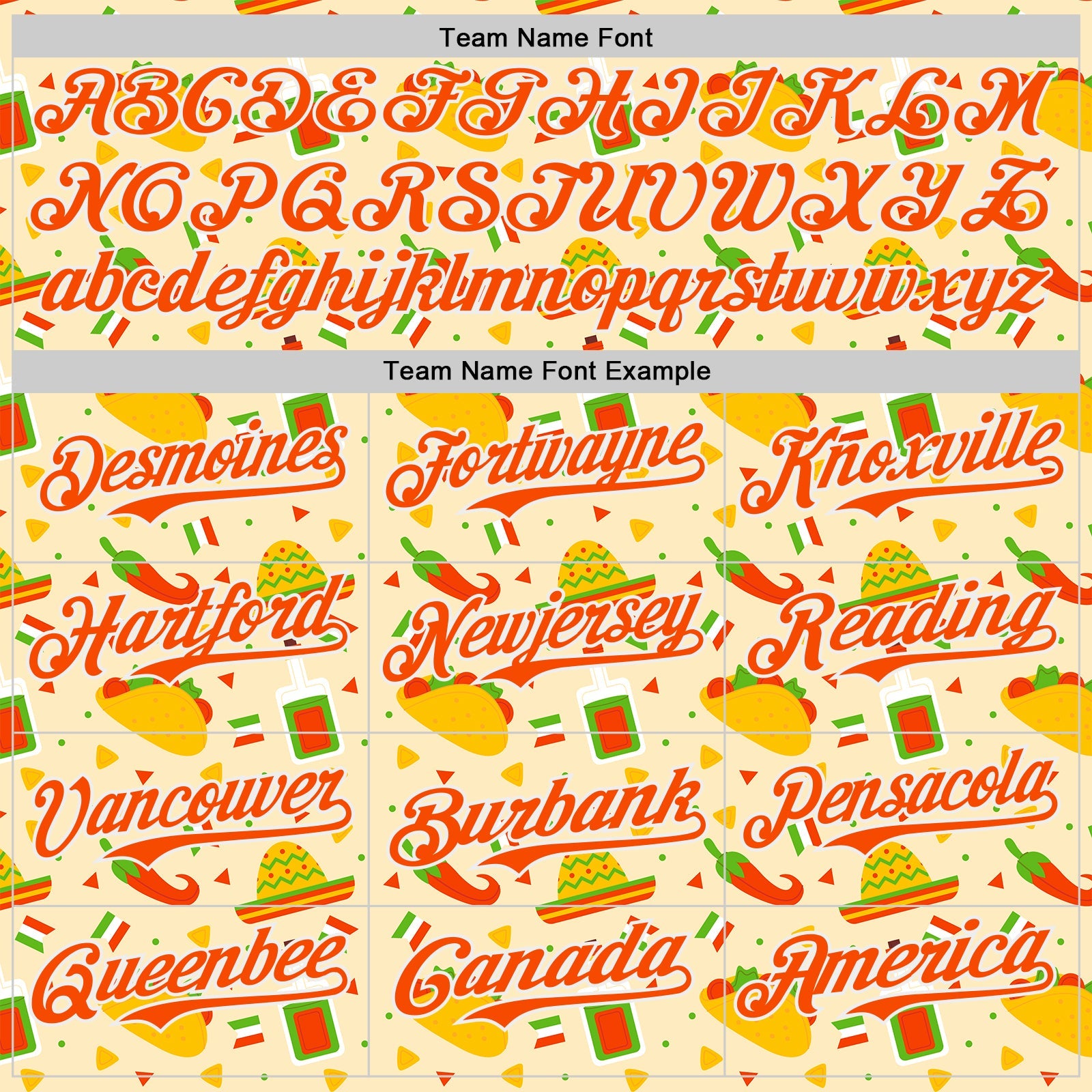 Custom Yellow Orange-White Cinco de Mayo Fiesta Mexican Folk Art Taco Authentic Baseball Jersey