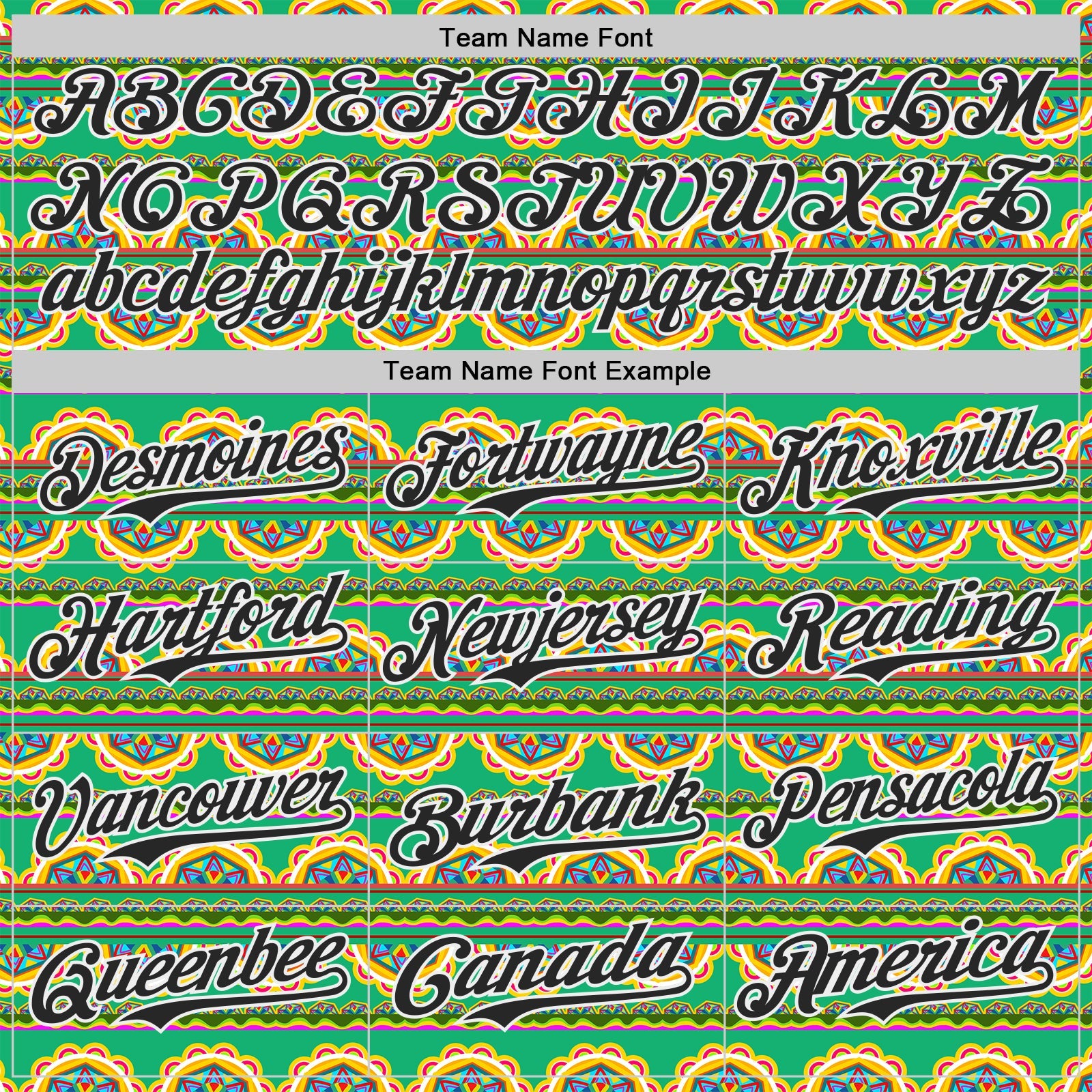 Custom Green Black-White Cinco de Mayo Tribal Floral Mexican Folk Art Authentic Baseball Jersey