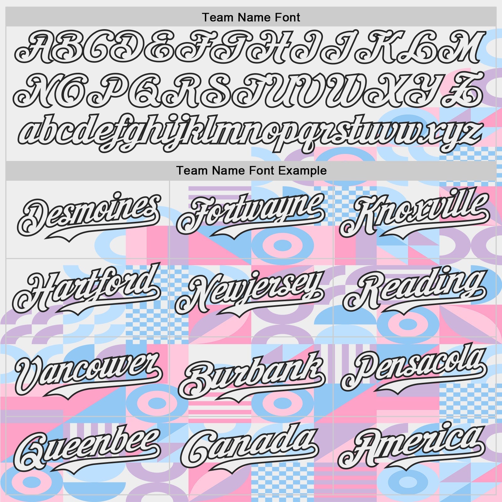 Custom White Pink Blue-Black Geometric Patchwork Asymmetry Authentic Baseball Jersey