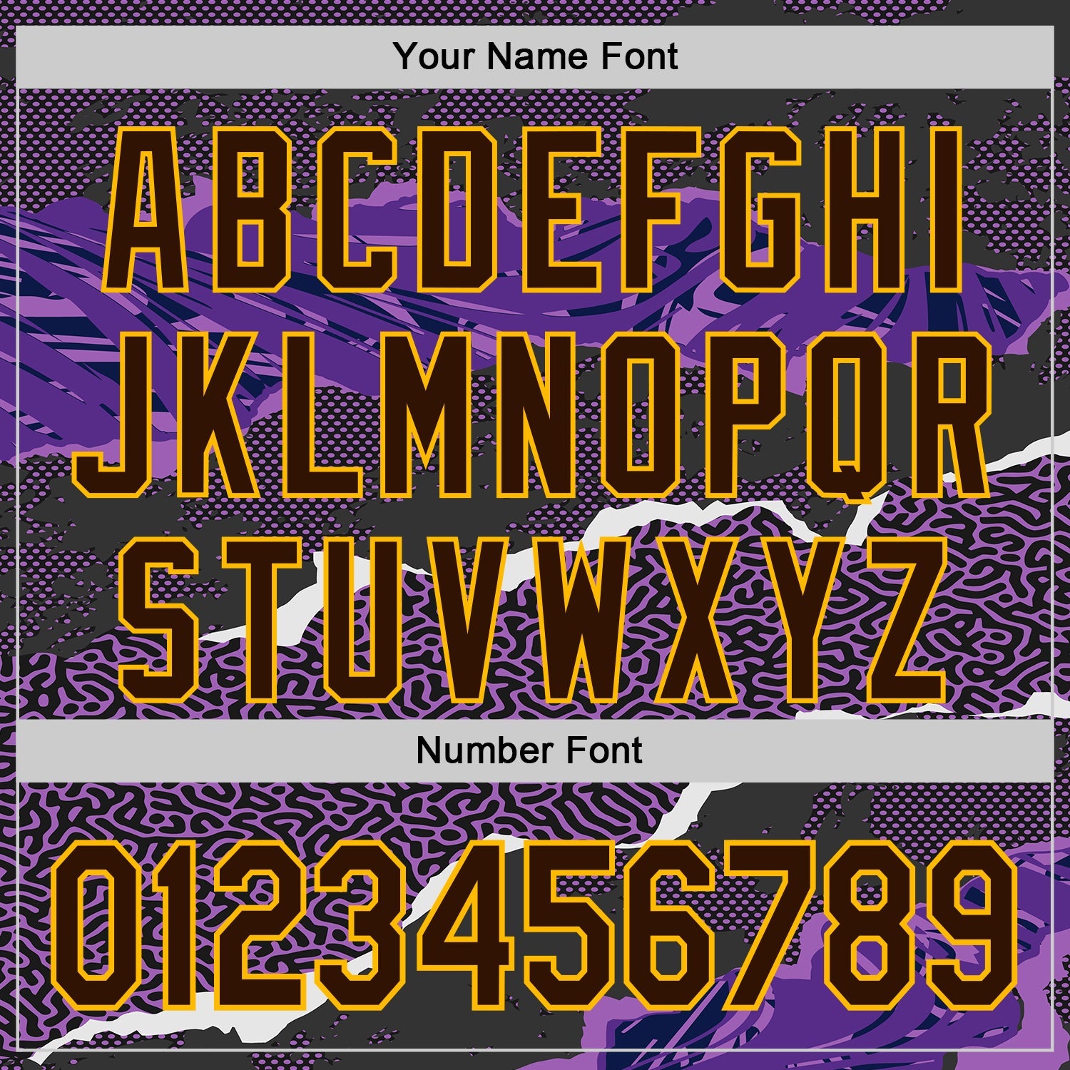 Custom Purple Brown Black-Gold Geometric Patchwork Asymmetry Torn Authentic Baseball Jersey