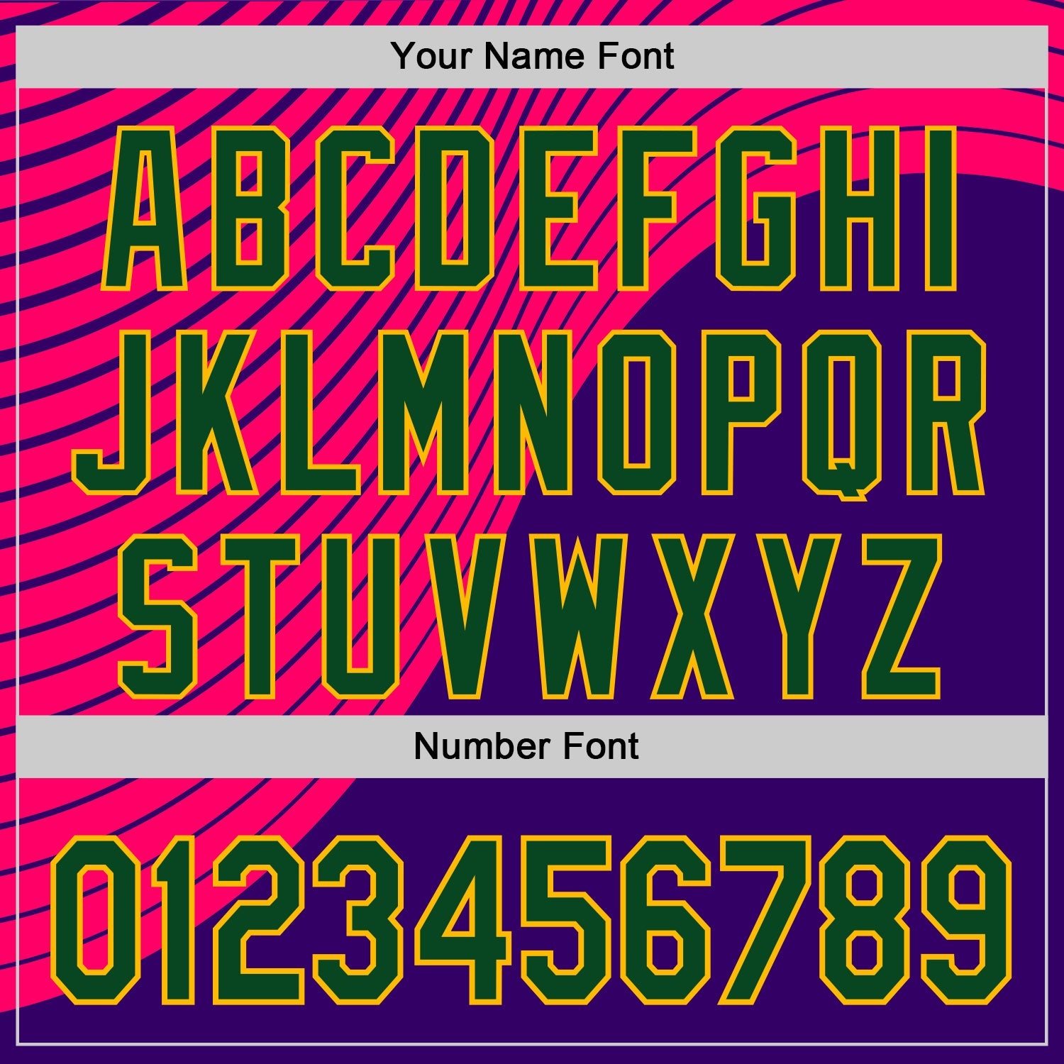 Custom Purple Green Hot Pink-Gold Geometric Patchwork Asymmetry Authentic Baseball Jersey
