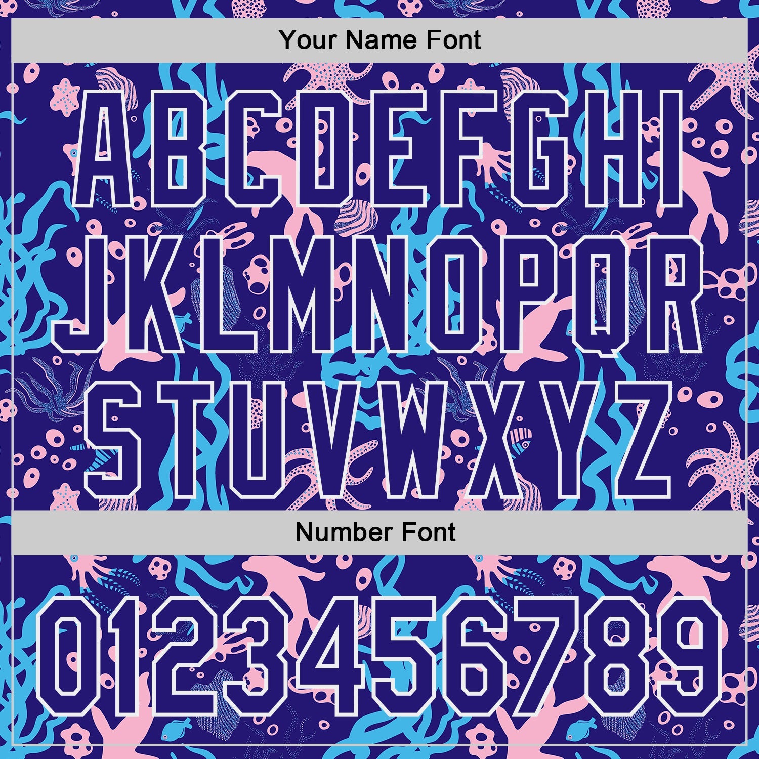 Custom Dark Purple-White Psychedelic Trippy Sea Life Authentic Baseball Jersey