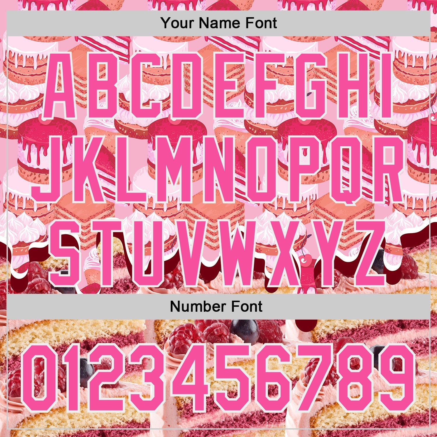 Custom Pink-White Ice Cream Cake Foodie Dessert Authentic Baseball Jersey