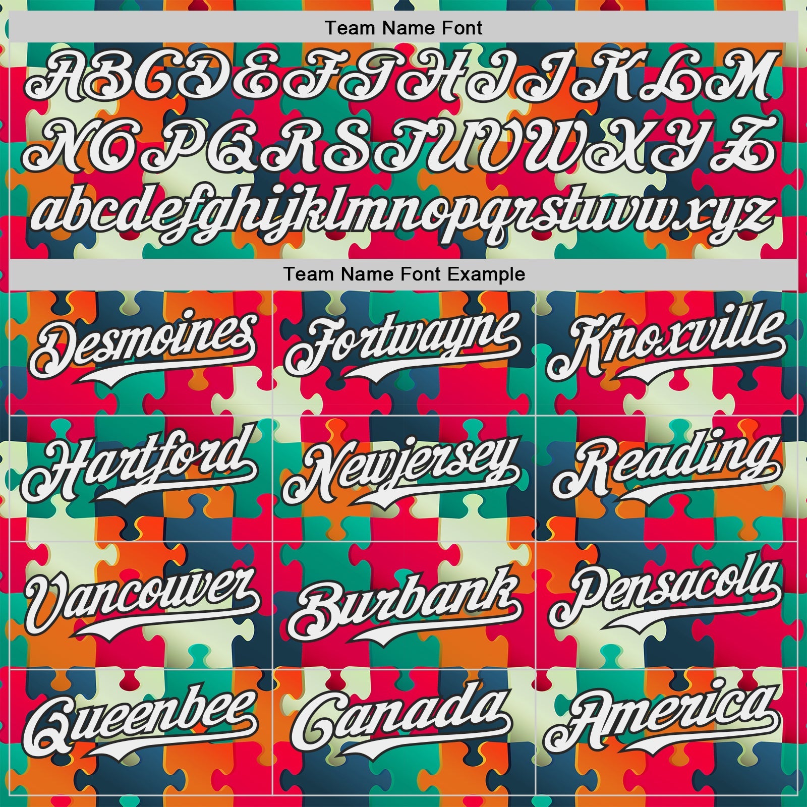 Custom Red White-Black Puzzle 3D Pattern Design Authentic Baseball Jersey