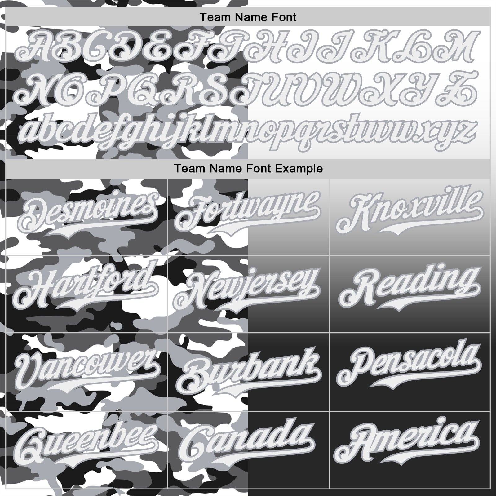 Custom White Black-Gray Half Camo Ombre Authentic Baseball Jersey