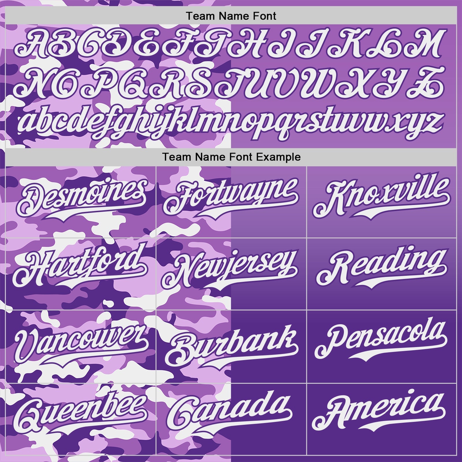 Custom Medium Purple Purple-White Half Camo Ombre Authentic Baseball Jersey