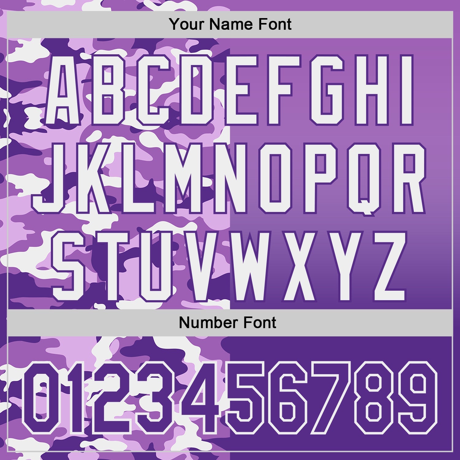 Custom Medium Purple Purple-White Half Camo Ombre Authentic Baseball Jersey