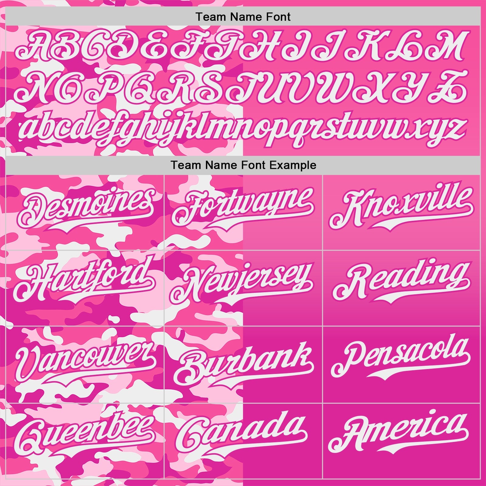 Custom Pink Deep Pink-White Half Camo Ombre Authentic Baseball Jersey