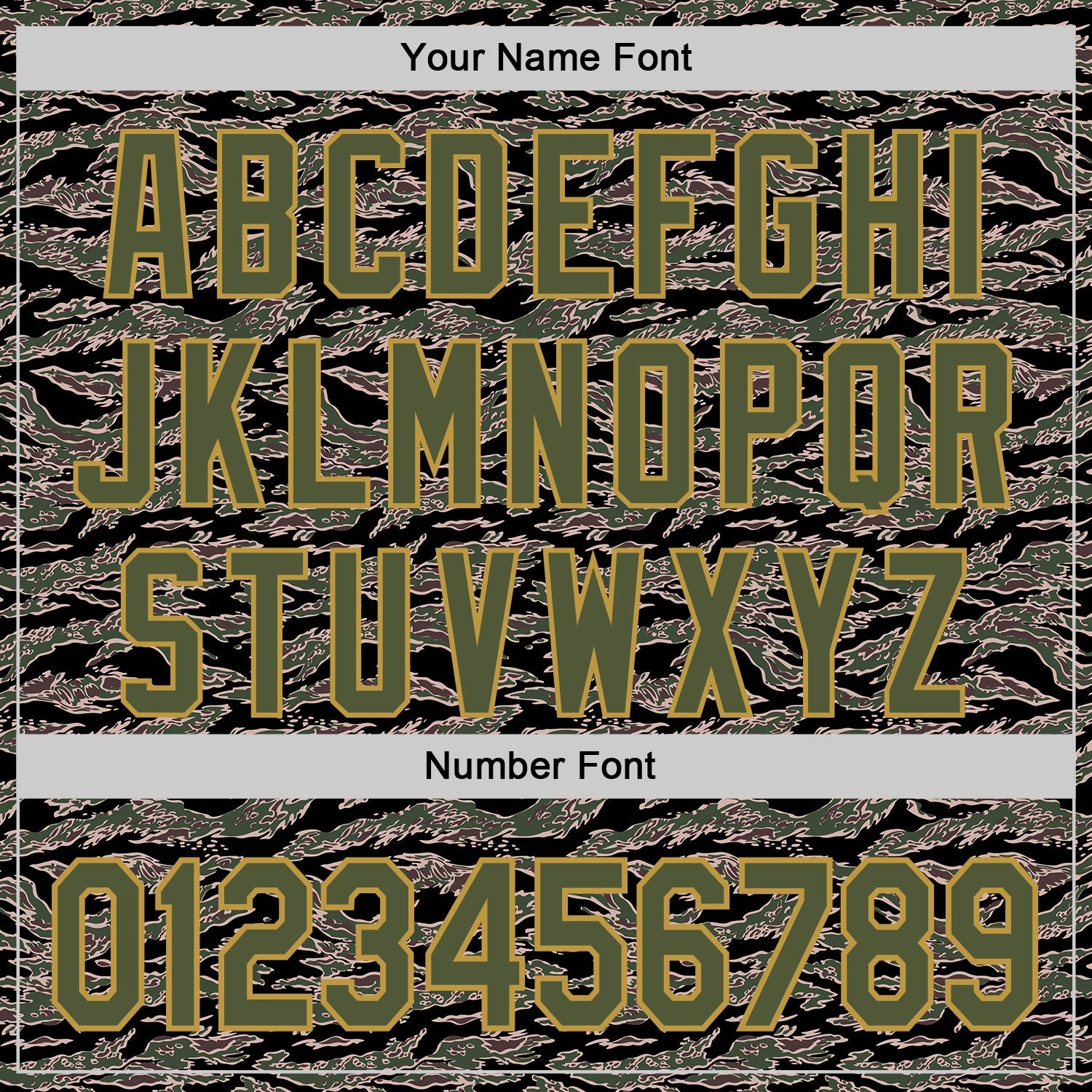 Custom Olive Black-Old Gold Half Camo Ombre Authentic Baseball Jersey