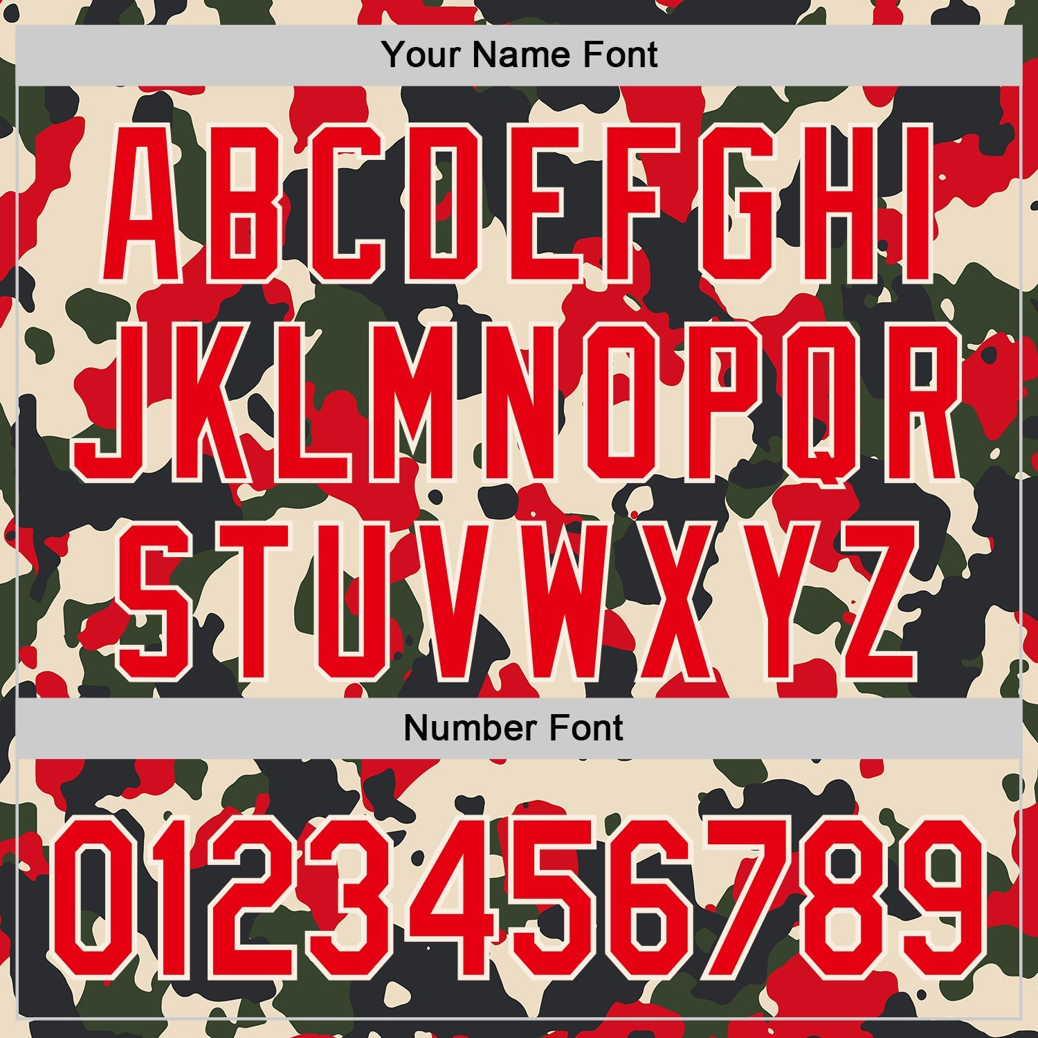 Custom Black Fire Red-Cream Half Camo Ombre Authentic Baseball Jersey