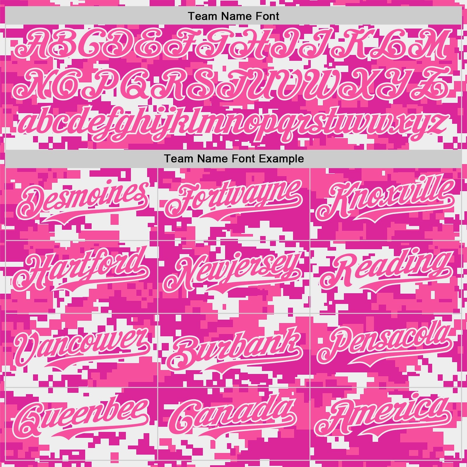 Custom Pink Deep Pink-White Half Camo Ombre Authentic Baseball Jersey