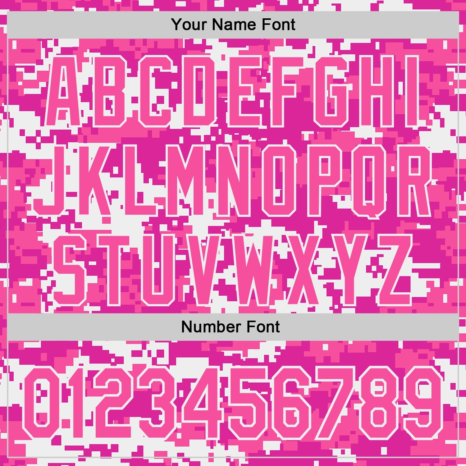 Custom Pink Deep Pink-White Half Camo Ombre Authentic Baseball Jersey