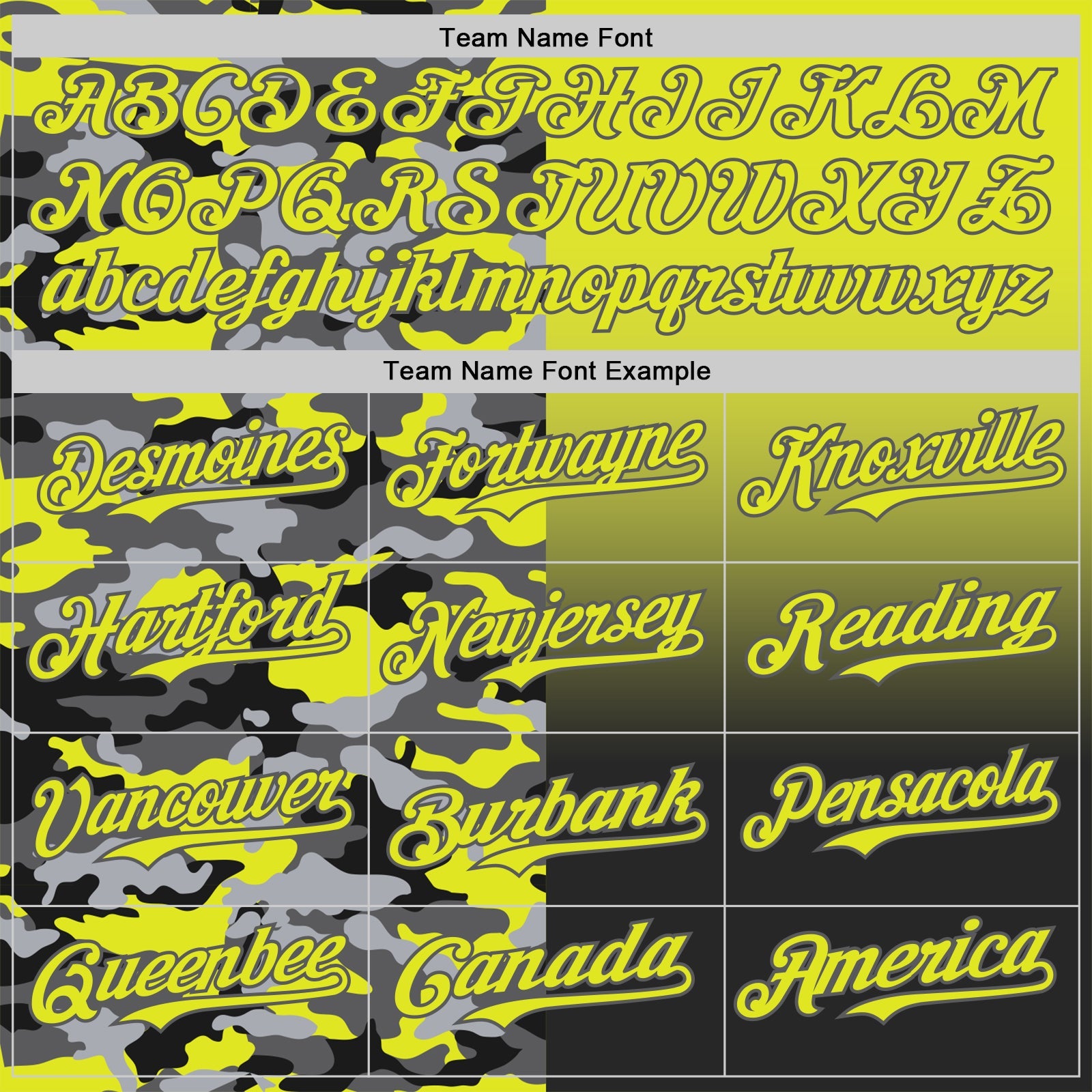 Custom Neon Yellow Black-Steel Gray Half Camo Ombre Authentic Baseball Jersey