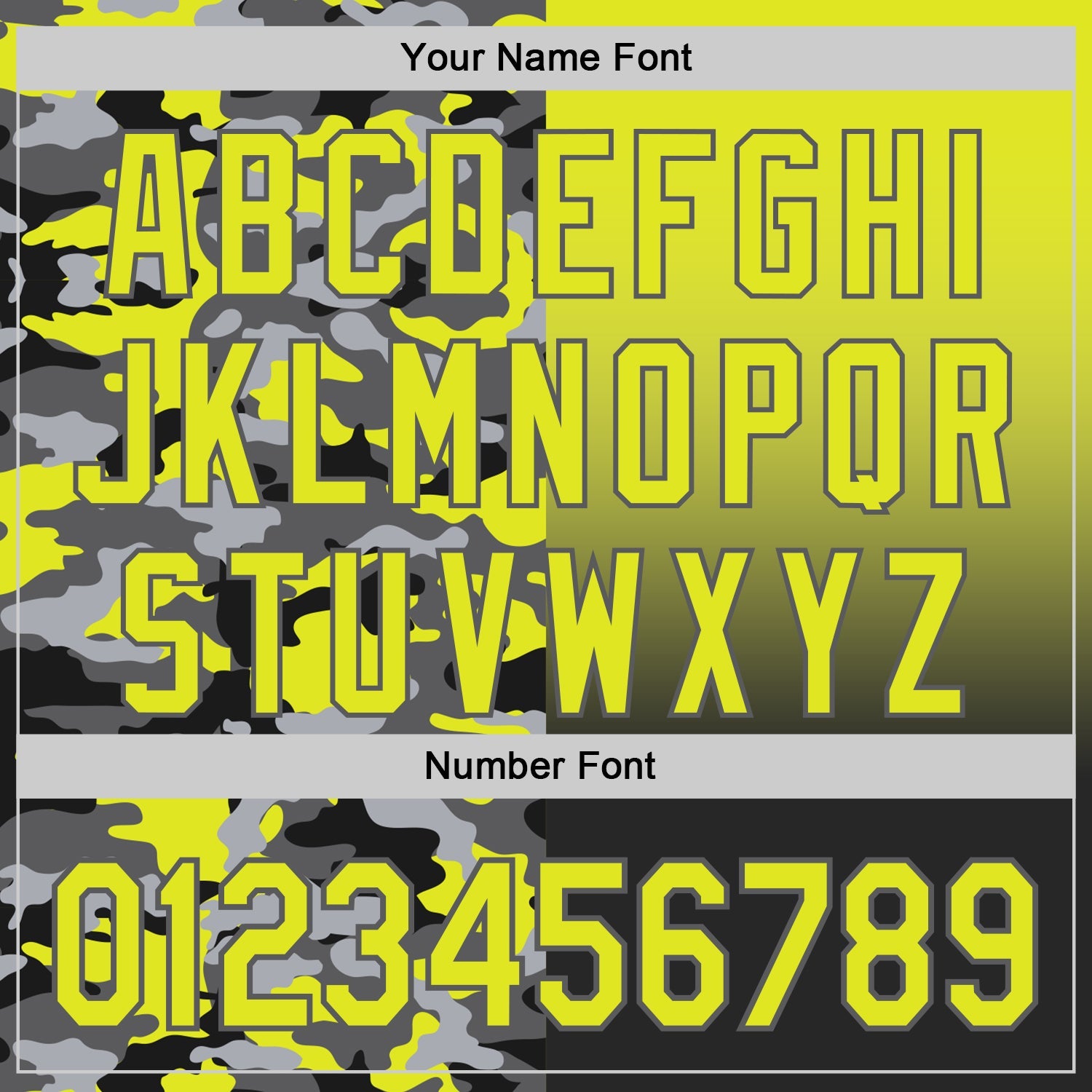 Custom Neon Yellow Black-Steel Gray Half Camo Ombre Authentic Baseball Jersey